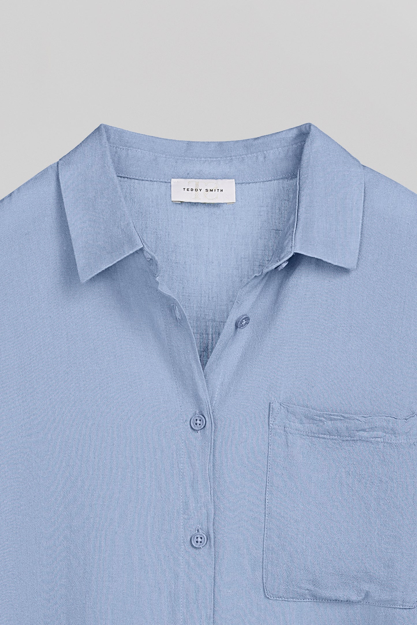 Chemise lin C-ELIA BLEU NUAGEUX - Teddy Smith