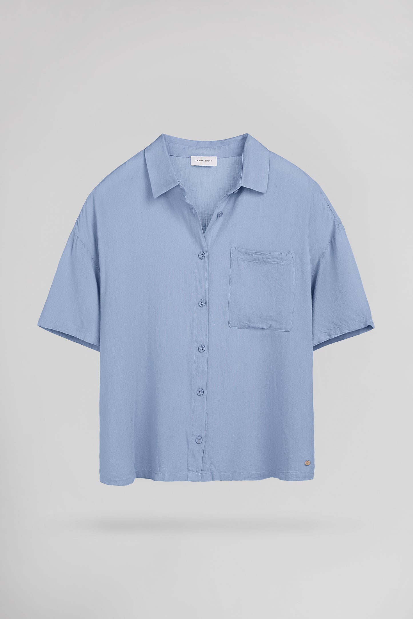 Chemise lin C-ELIA BLEU NUAGEUX - Teddy Smith