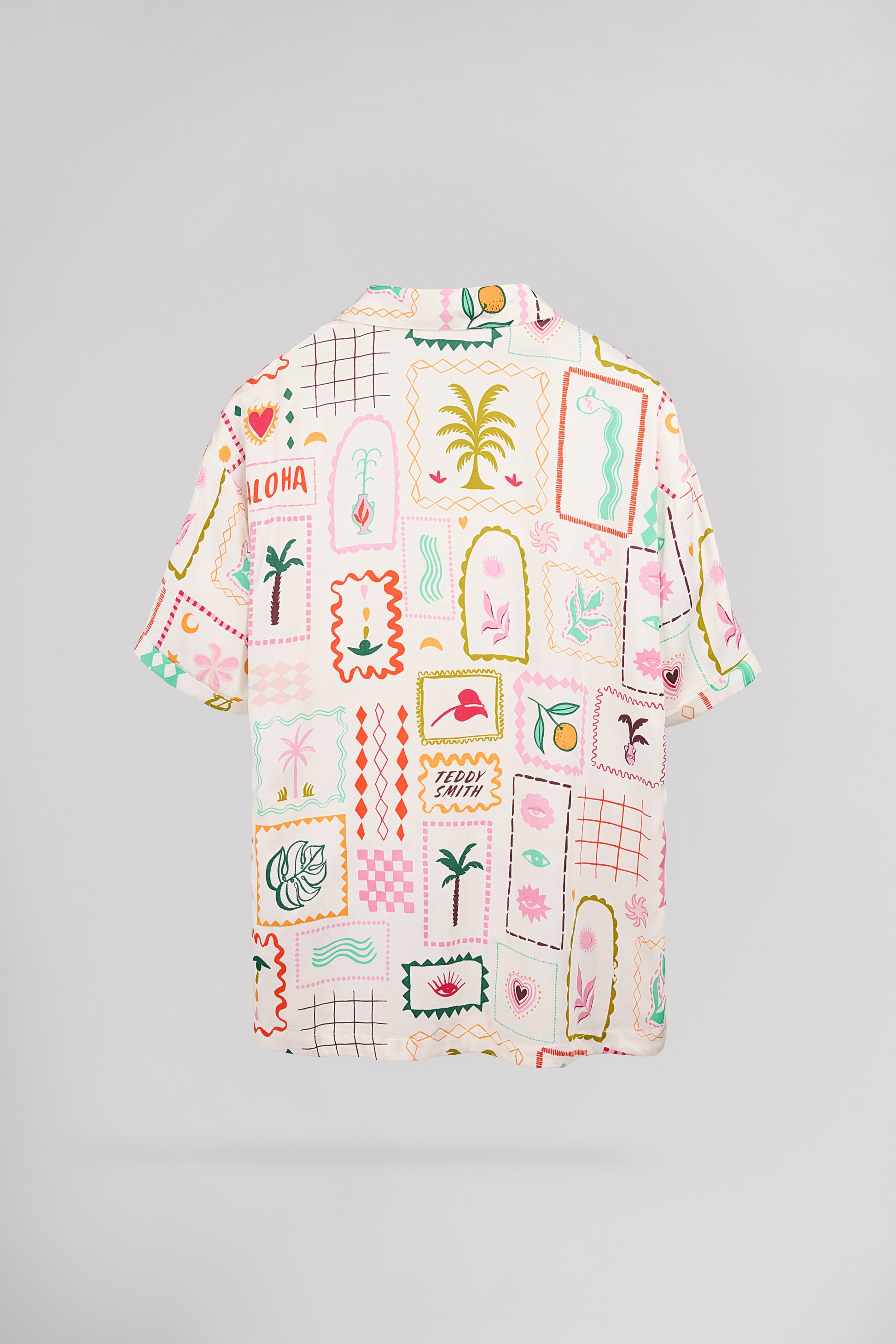 Chemise C-CLOVER MIDDLE WHITE - Teddy Smith
