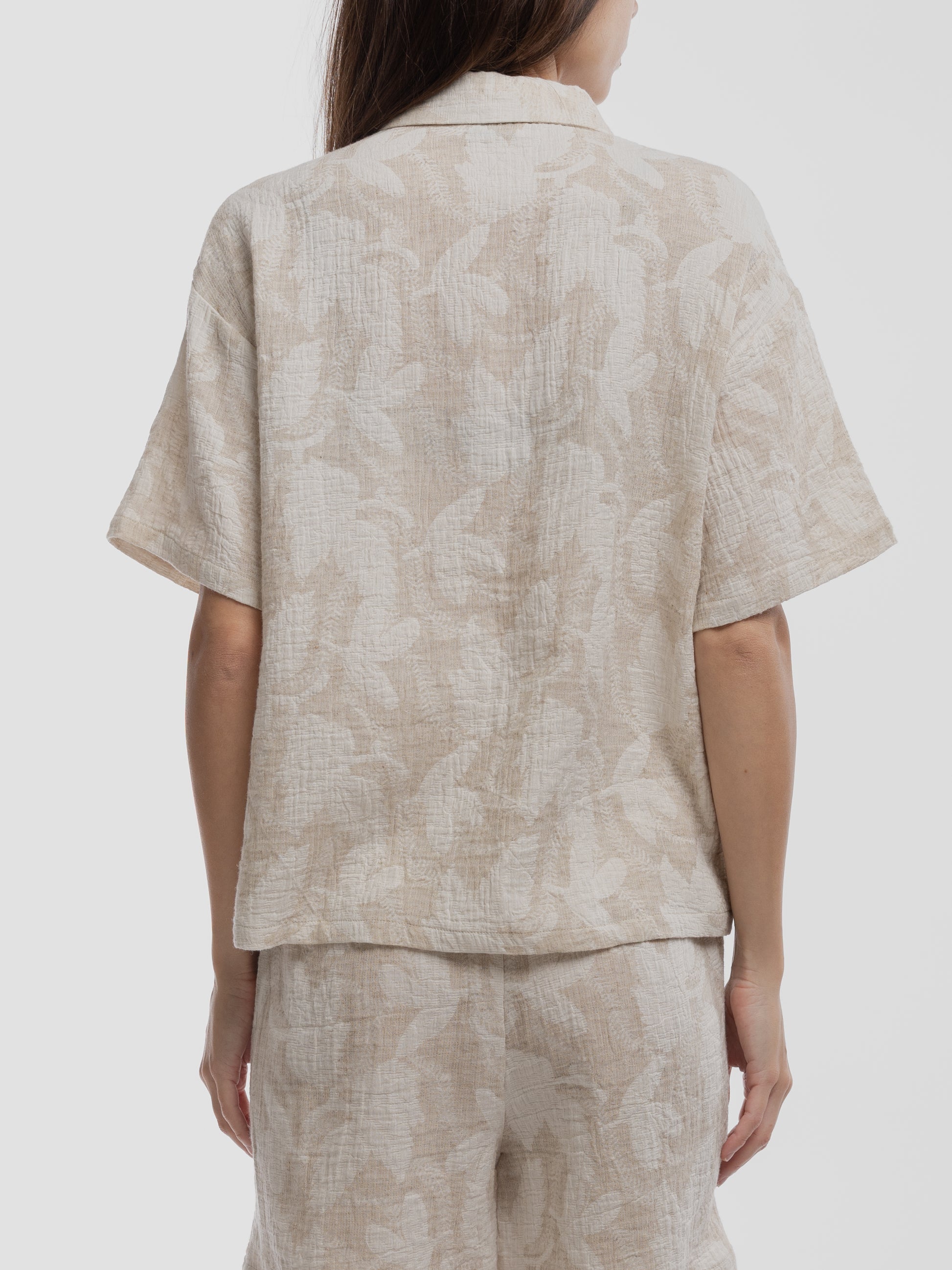 Chemise C-FLORAL SOFT GREGE - Teddy Smith