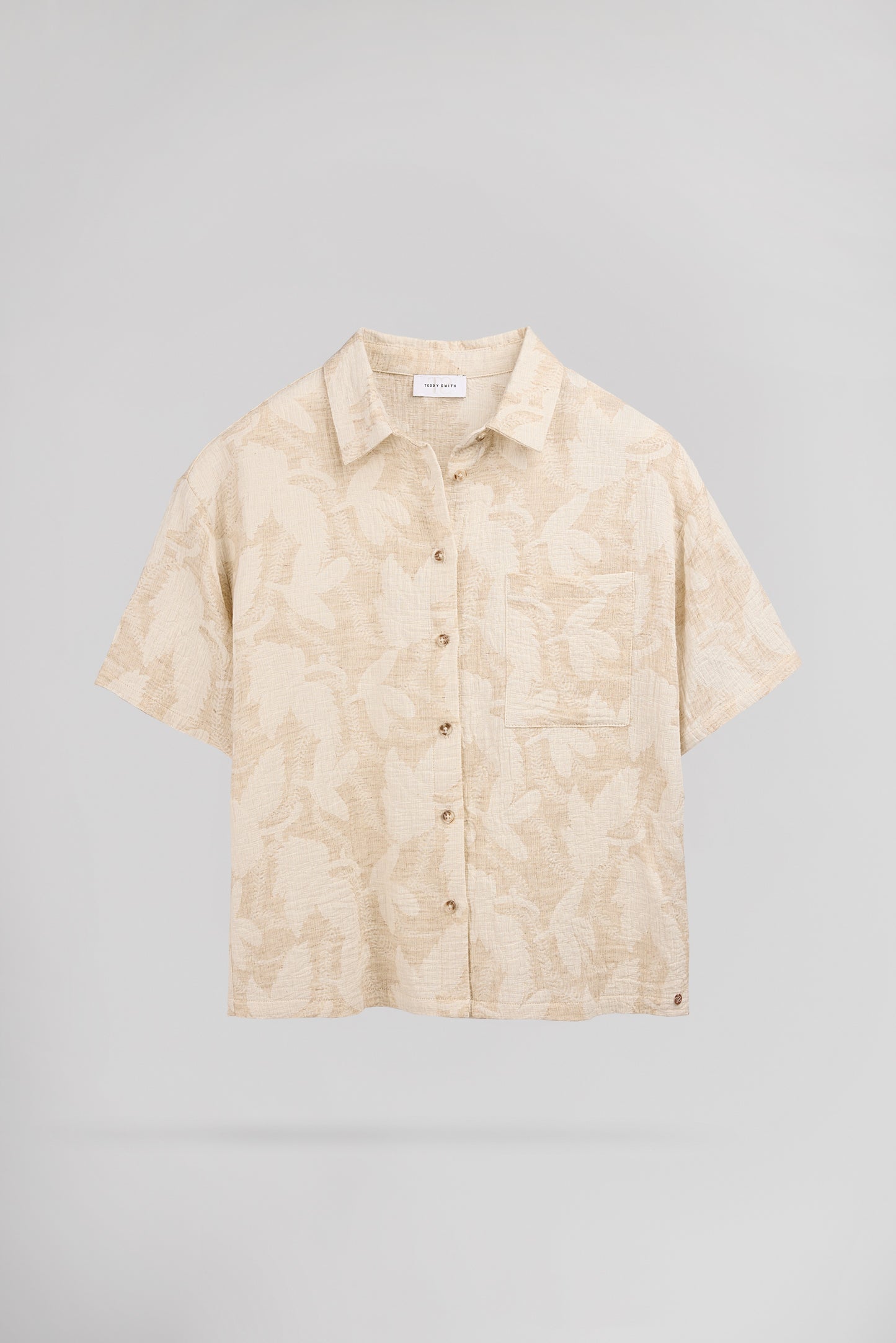 Chemise C-FLORAL SOFT GREGE - Teddy Smith