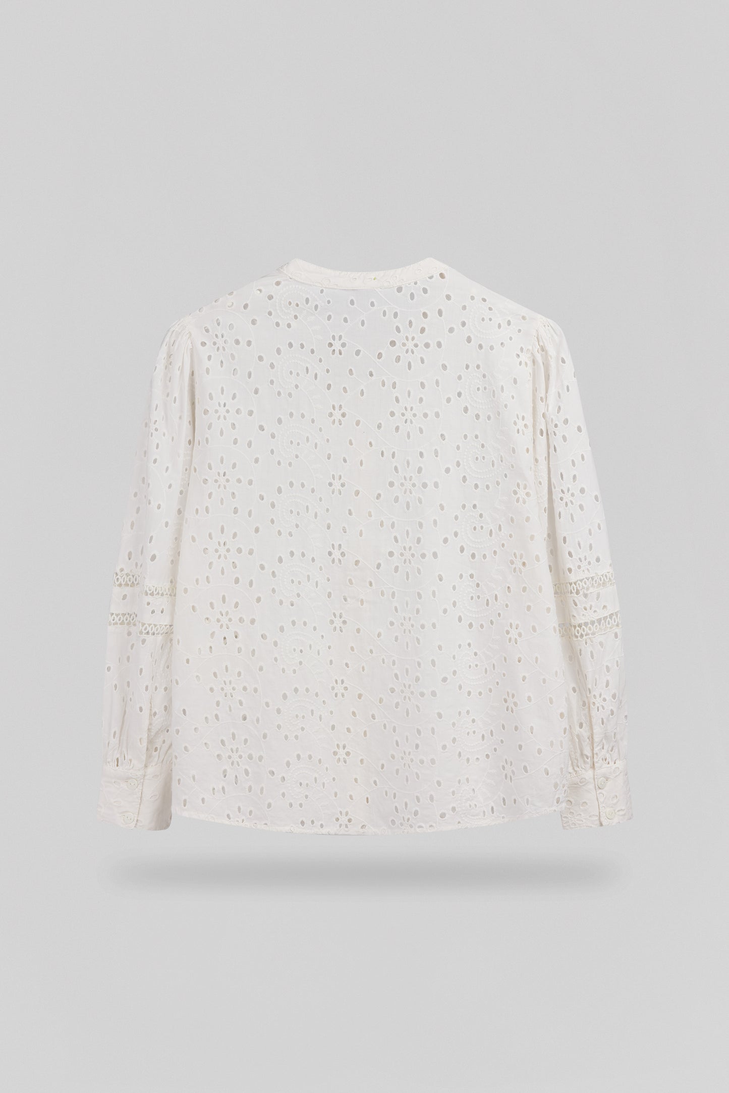 Chemise brodée C-HELI MIDDLE WHITE - Teddy Smith