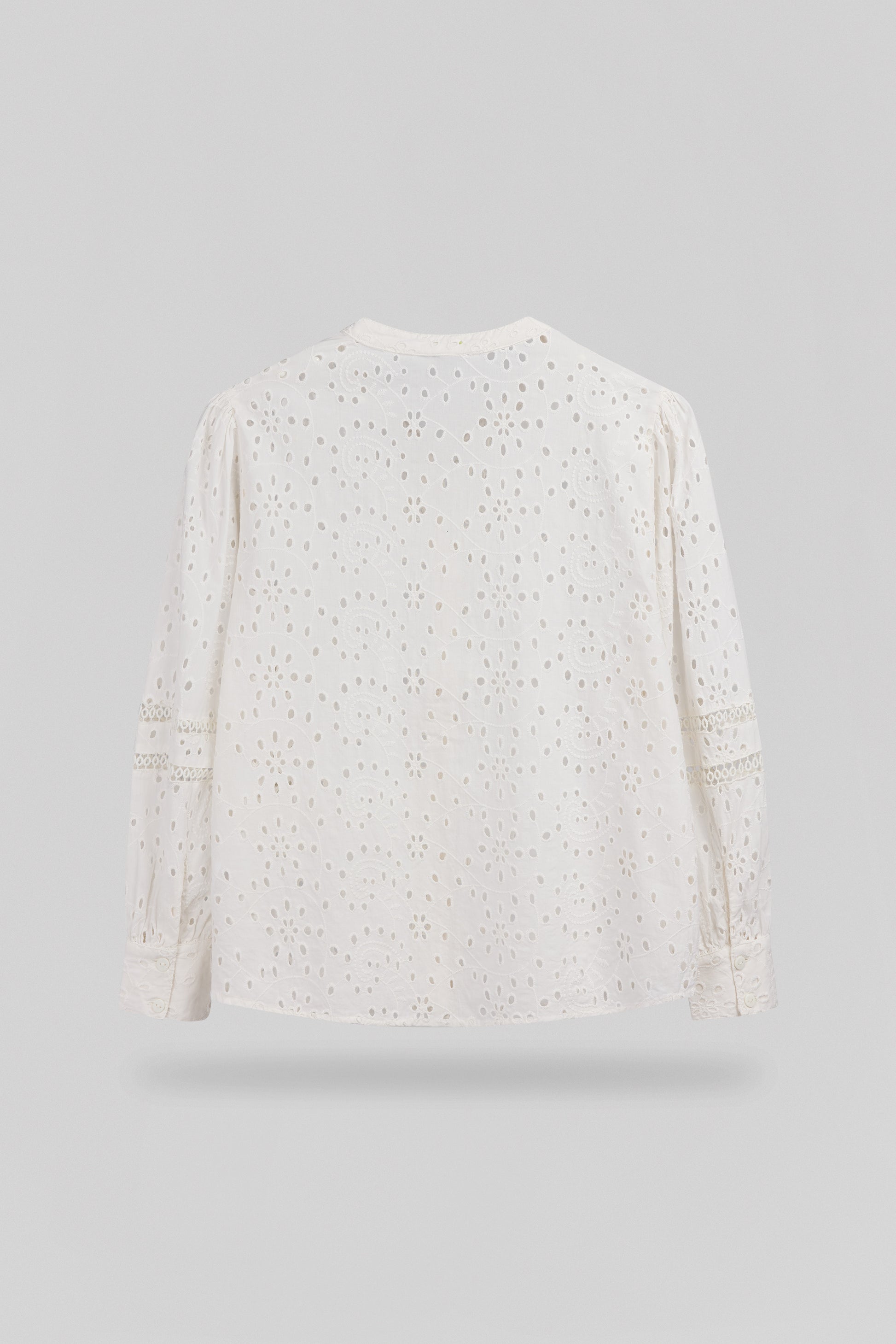 Chemise brodée C-HELI MIDDLE WHITE - Teddy Smith