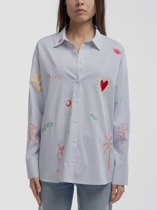 Achat Chemise C-LYRA BLEU NUAGEUX - Teddy Smith