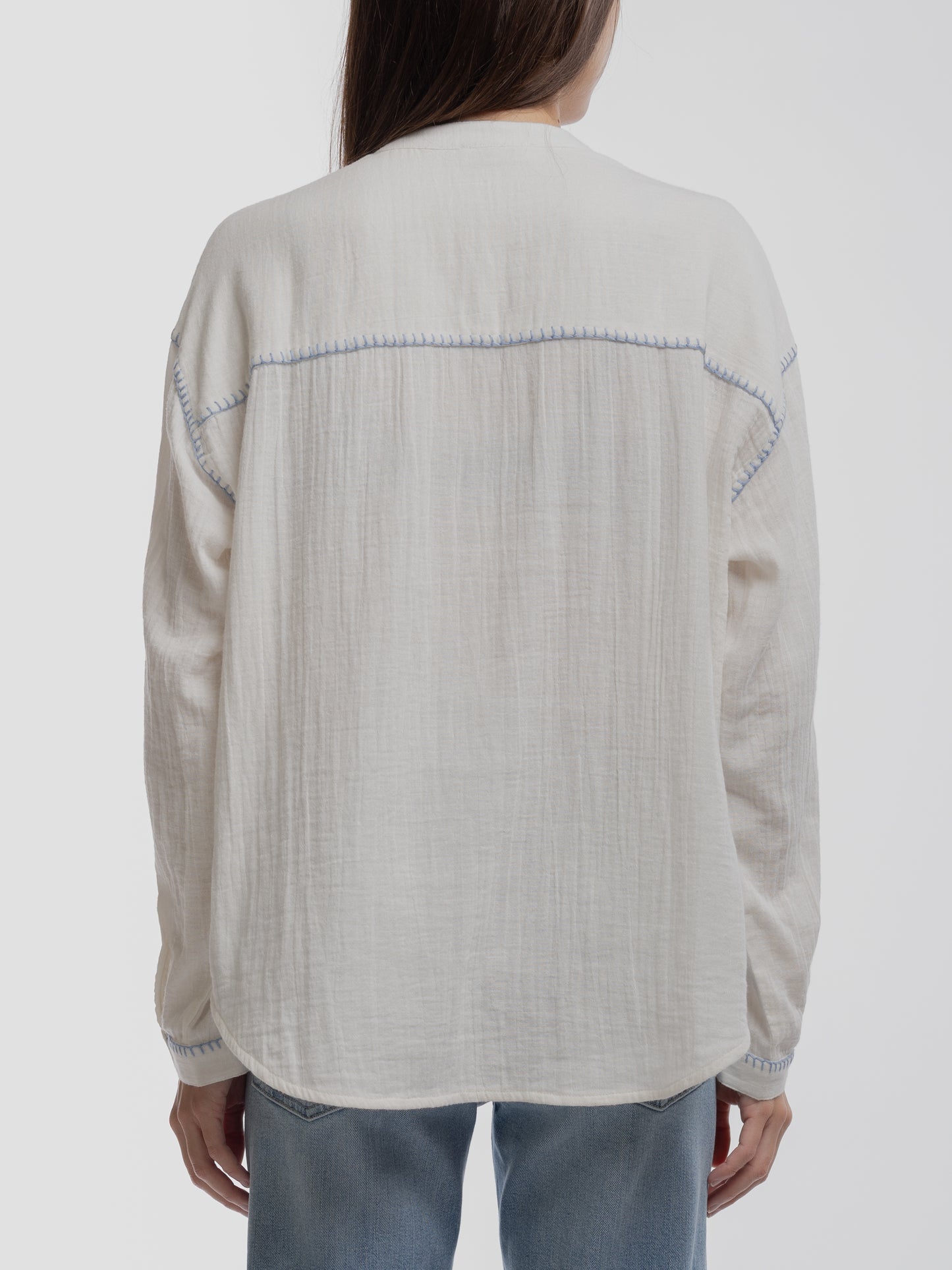 Chemise C-SARAH MIDDLE WHITE - Teddy Smith