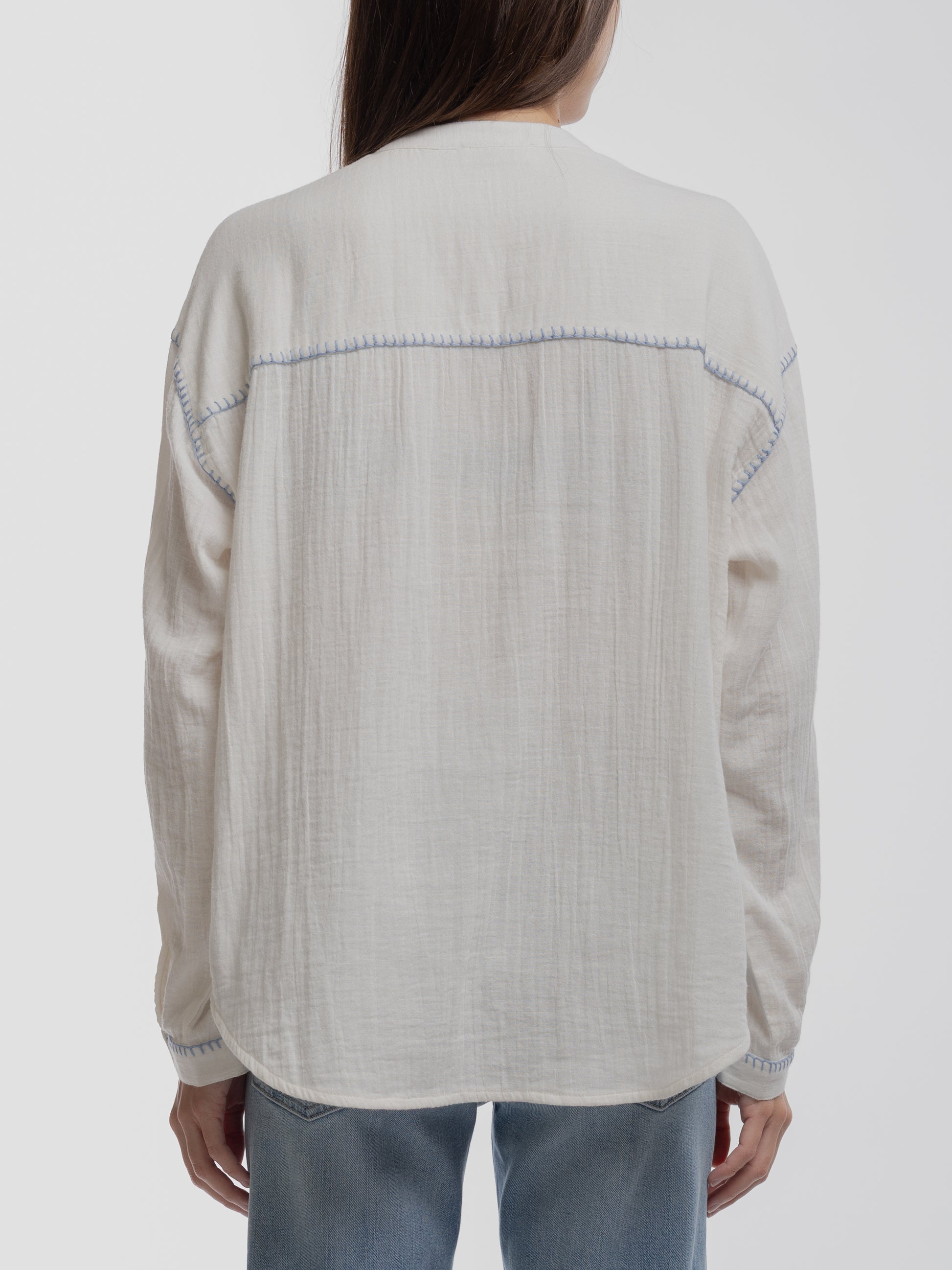 Chemise C-SARAH MIDDLE WHITE - Teddy Smith