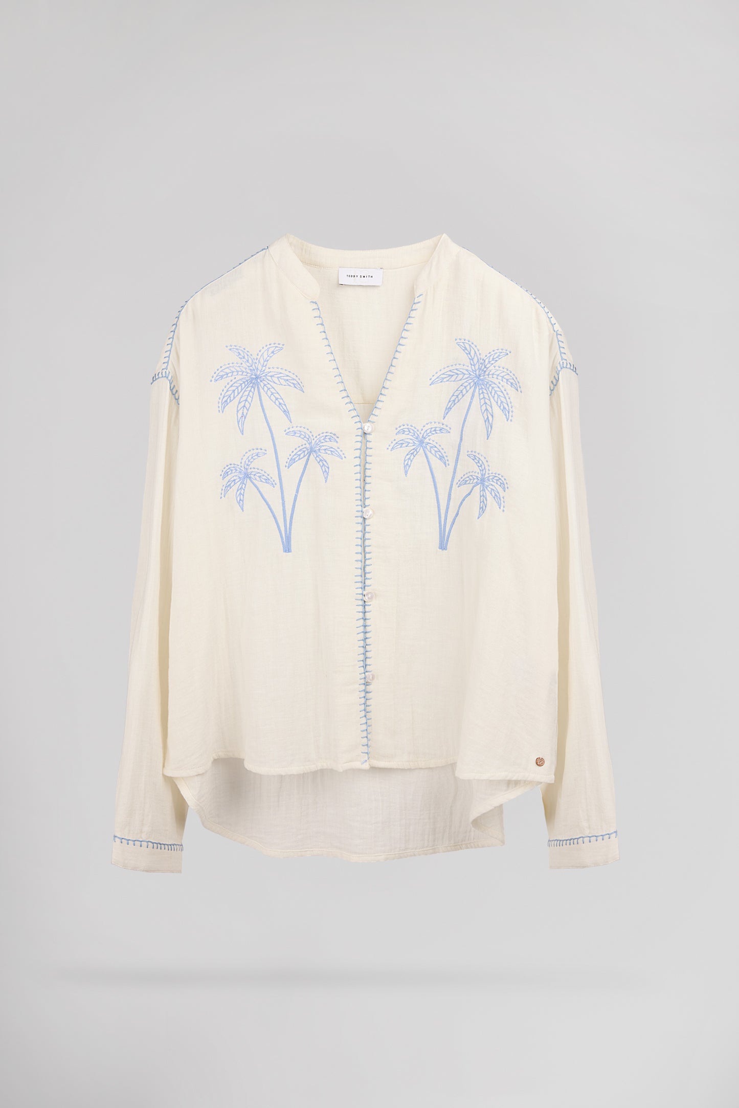 Chemise C-SARAH MIDDLE WHITE - Teddy Smith