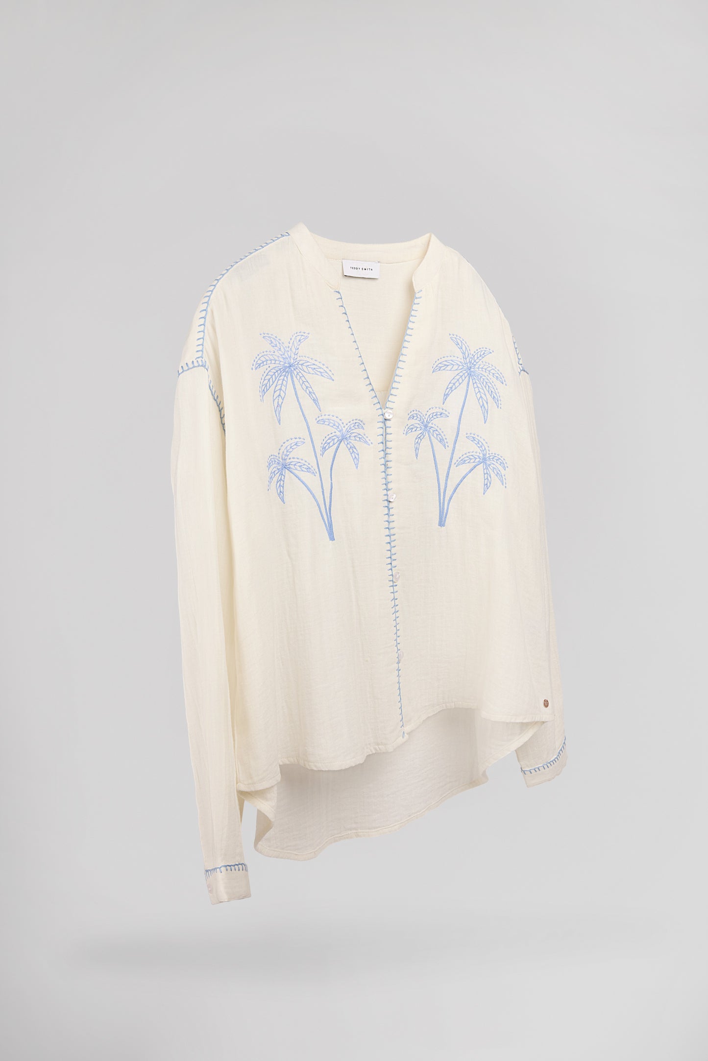 Chemise C-SARAH MIDDLE WHITE - Teddy Smith