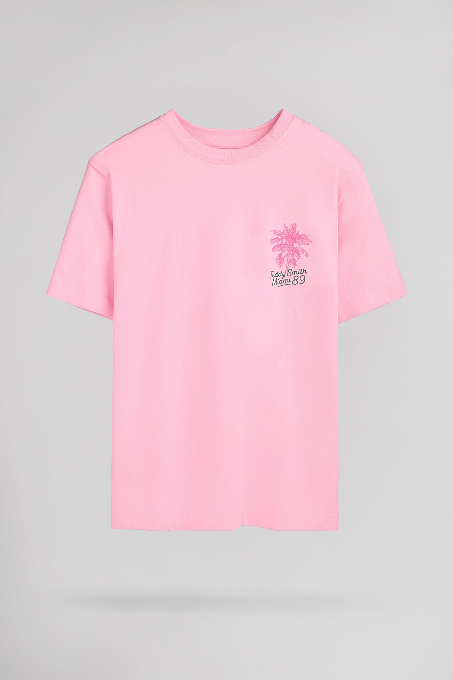 T-shirt T-LUCIENE MC JR ROSE BONBON - Teddy Smith