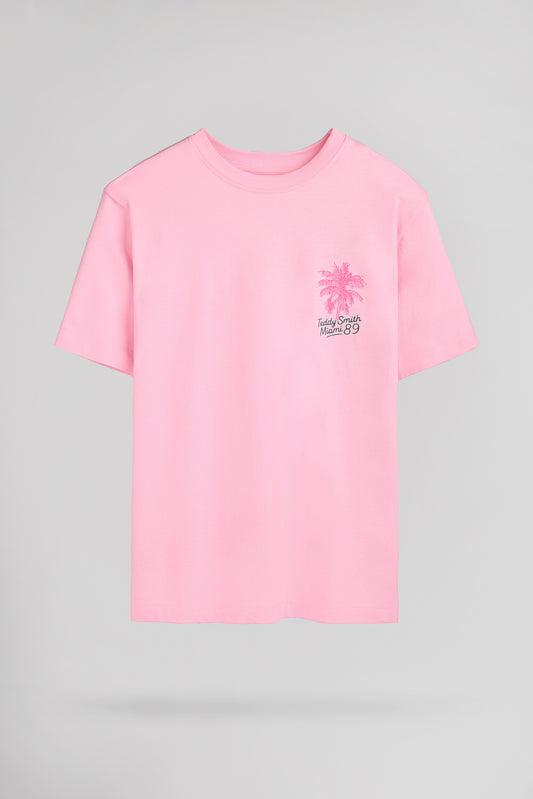 Achat T-shirt T-LUCIENE MC JR ROSE BONBON - Teddy Smith