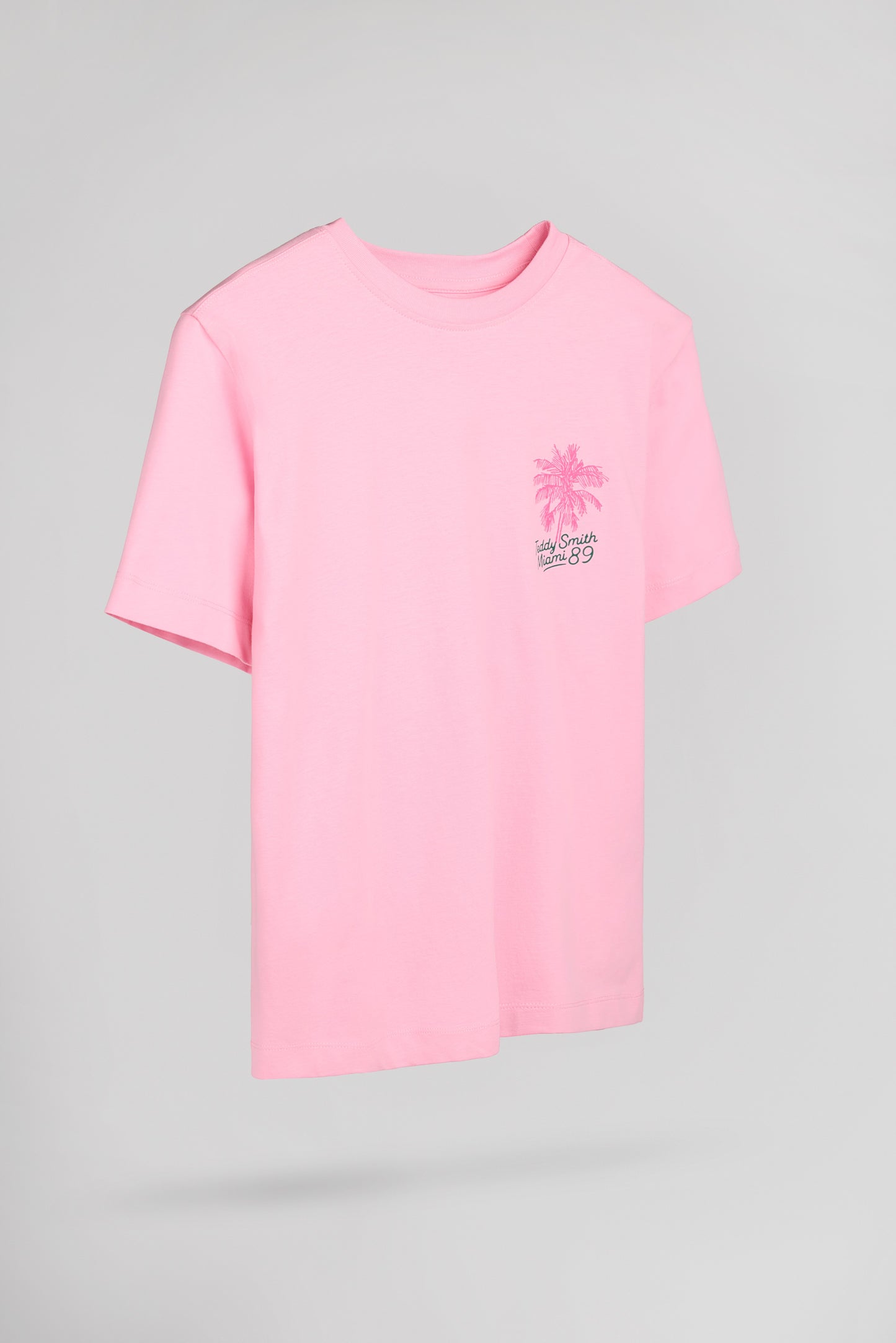 T-shirt T-LUCIENE MC JR ROSE BONBON - Teddy Smith