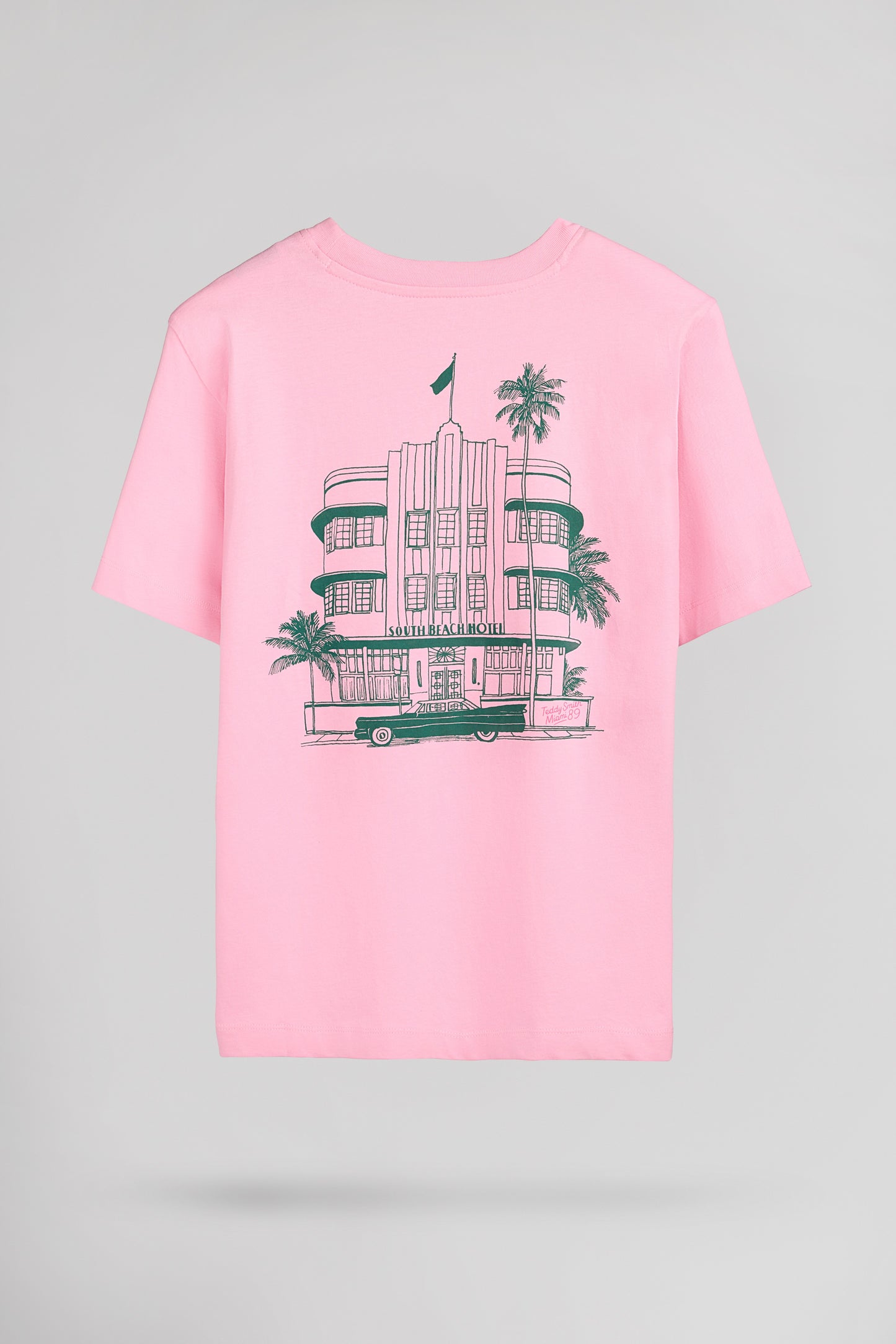 T-shirt T-LUCIENE MC JR ROSE BONBON - Teddy Smith