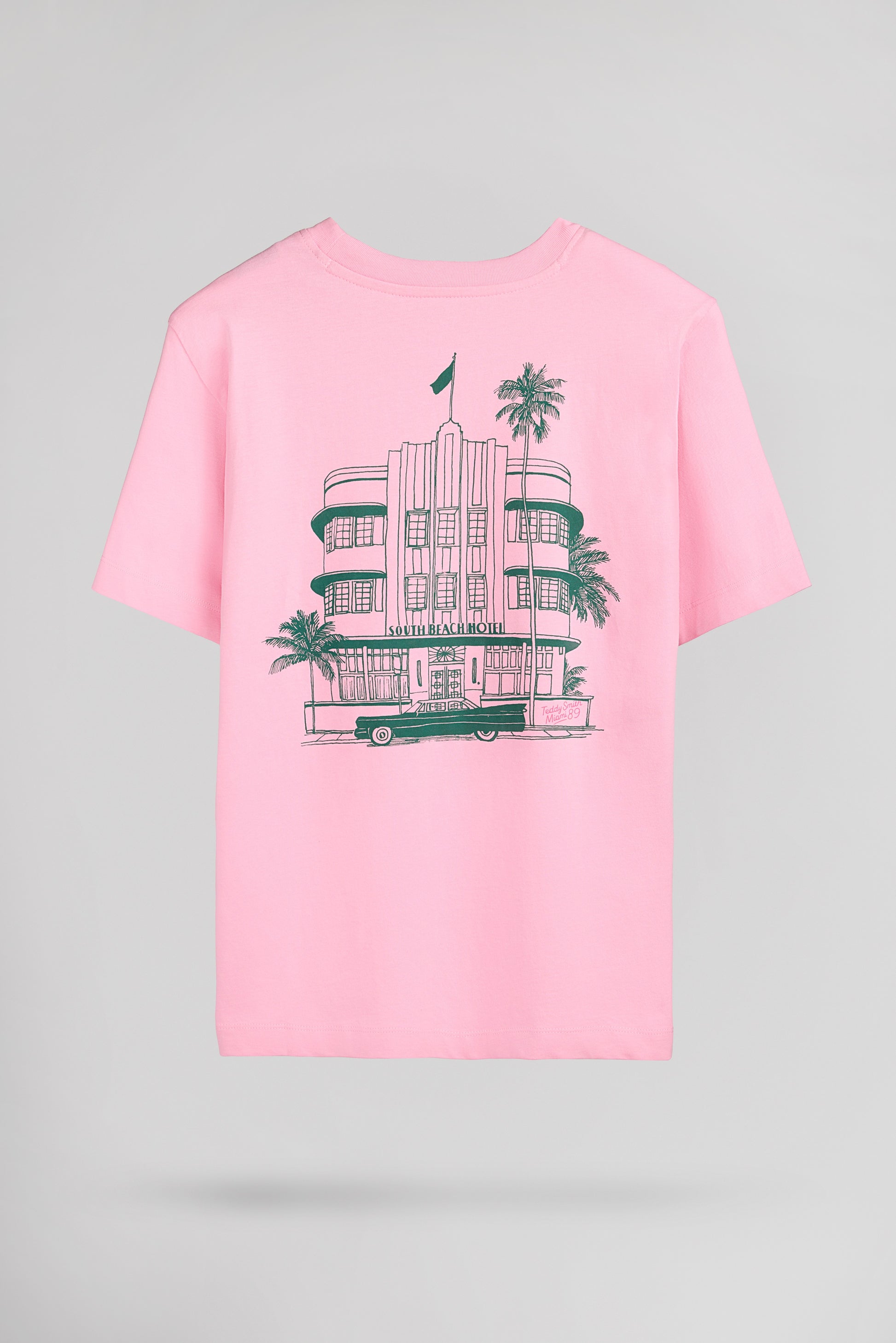 T-shirt T-LUCIENE MC JR ROSE BONBON - Teddy Smith