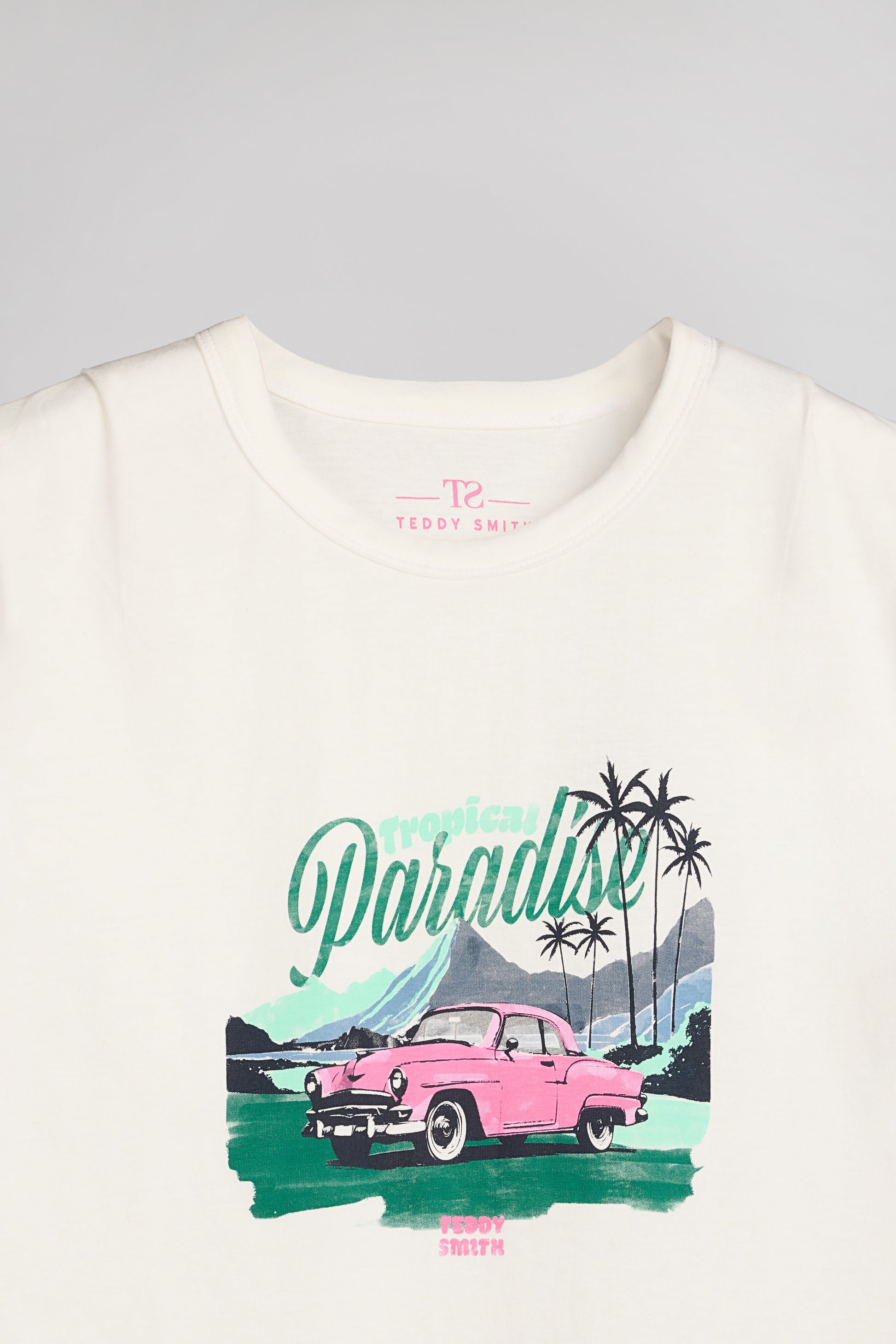T-shirt T-DOLI MC JR MIDDLE WHITE - Teddy Smith