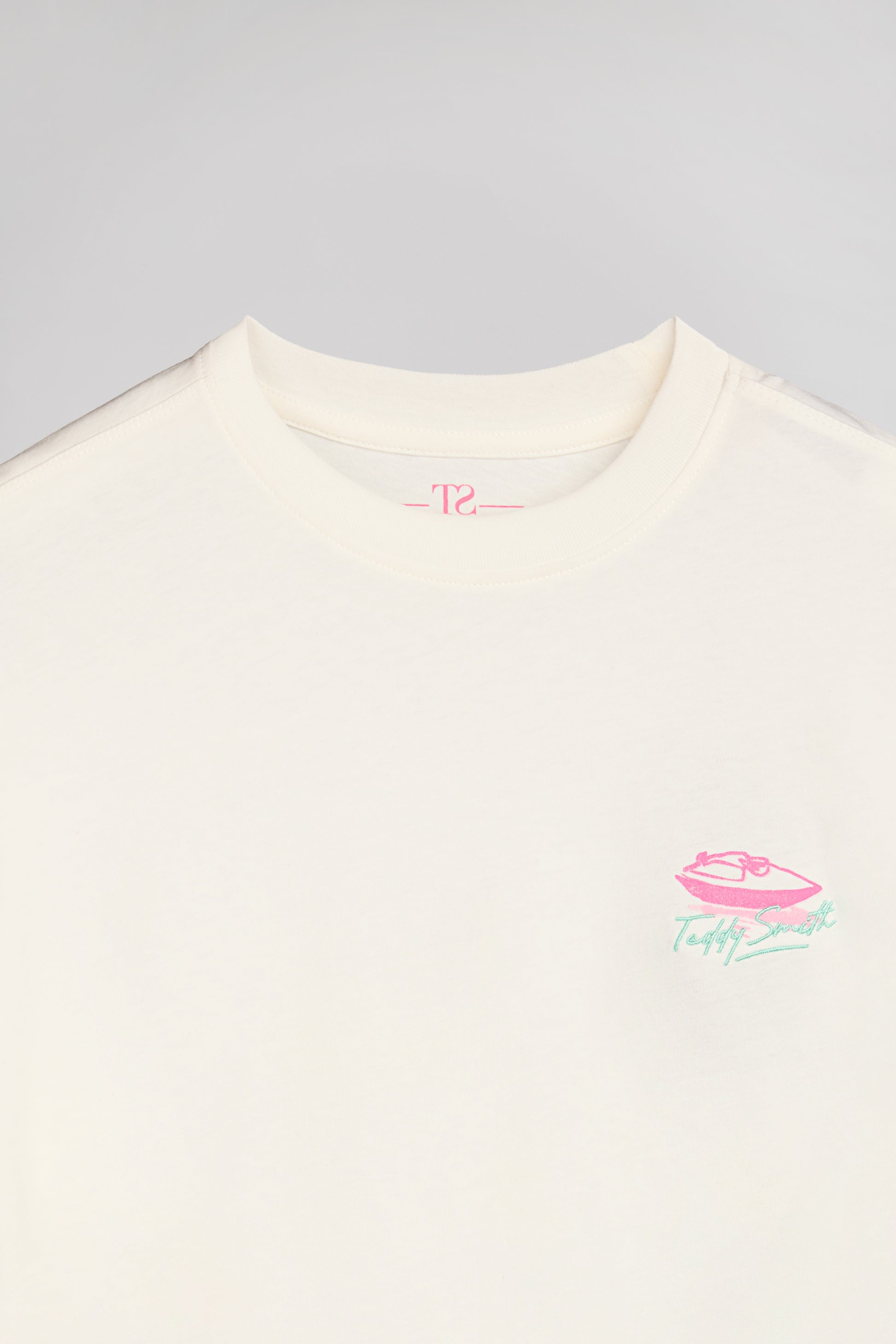 T-shirt T-ANABELLE MC J MIDDLE WHITE - Teddy Smith