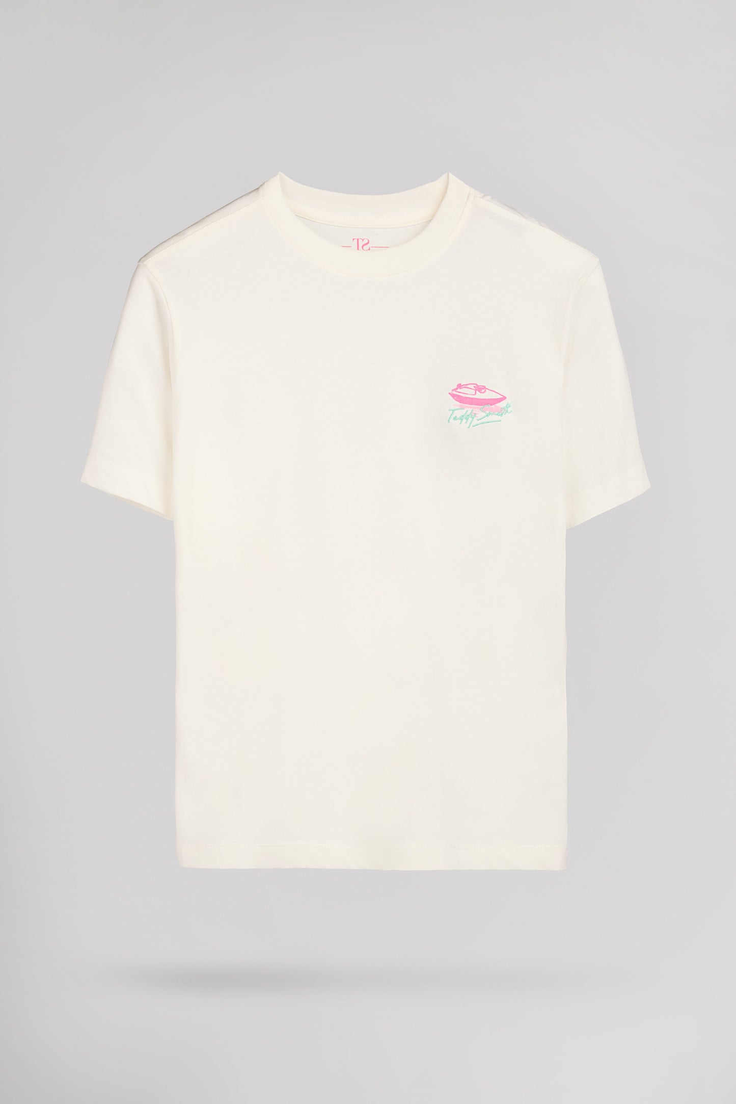 T-shirt T-ANABELLE MC J MIDDLE WHITE - Teddy Smith