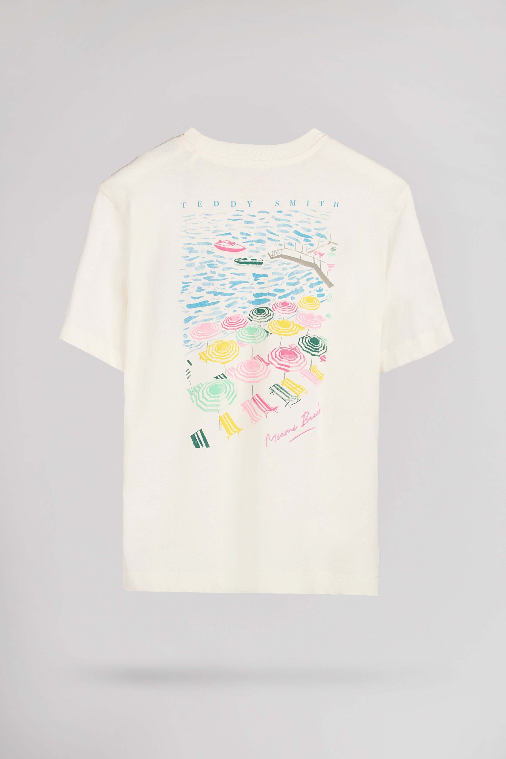 T-shirt T-ANABELLE MC J MIDDLE WHITE - Teddy Smith