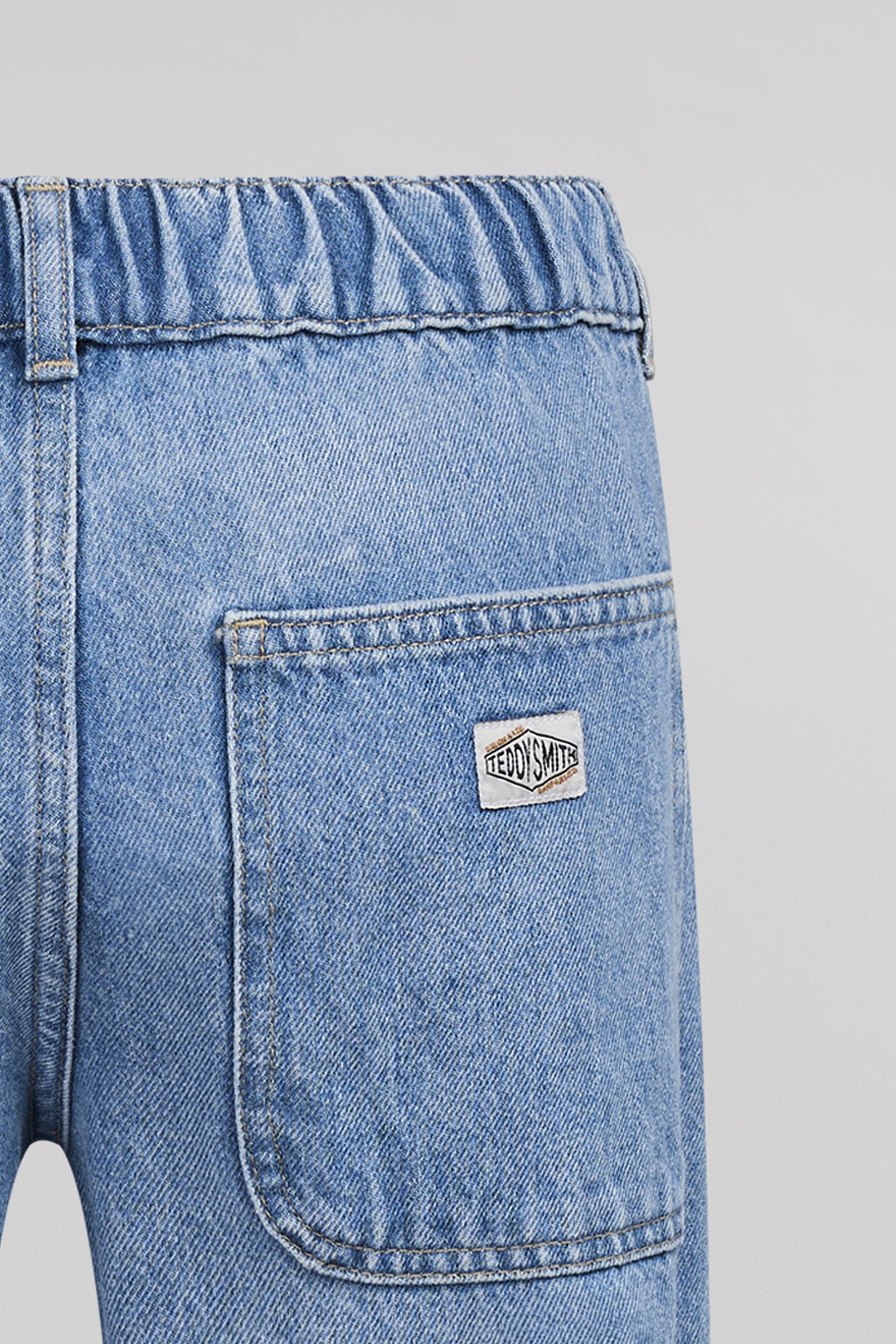 Jean denim pur coton P-HUNTER JR USE FRIPP/INDIGO CLAIR - Teddy Smith