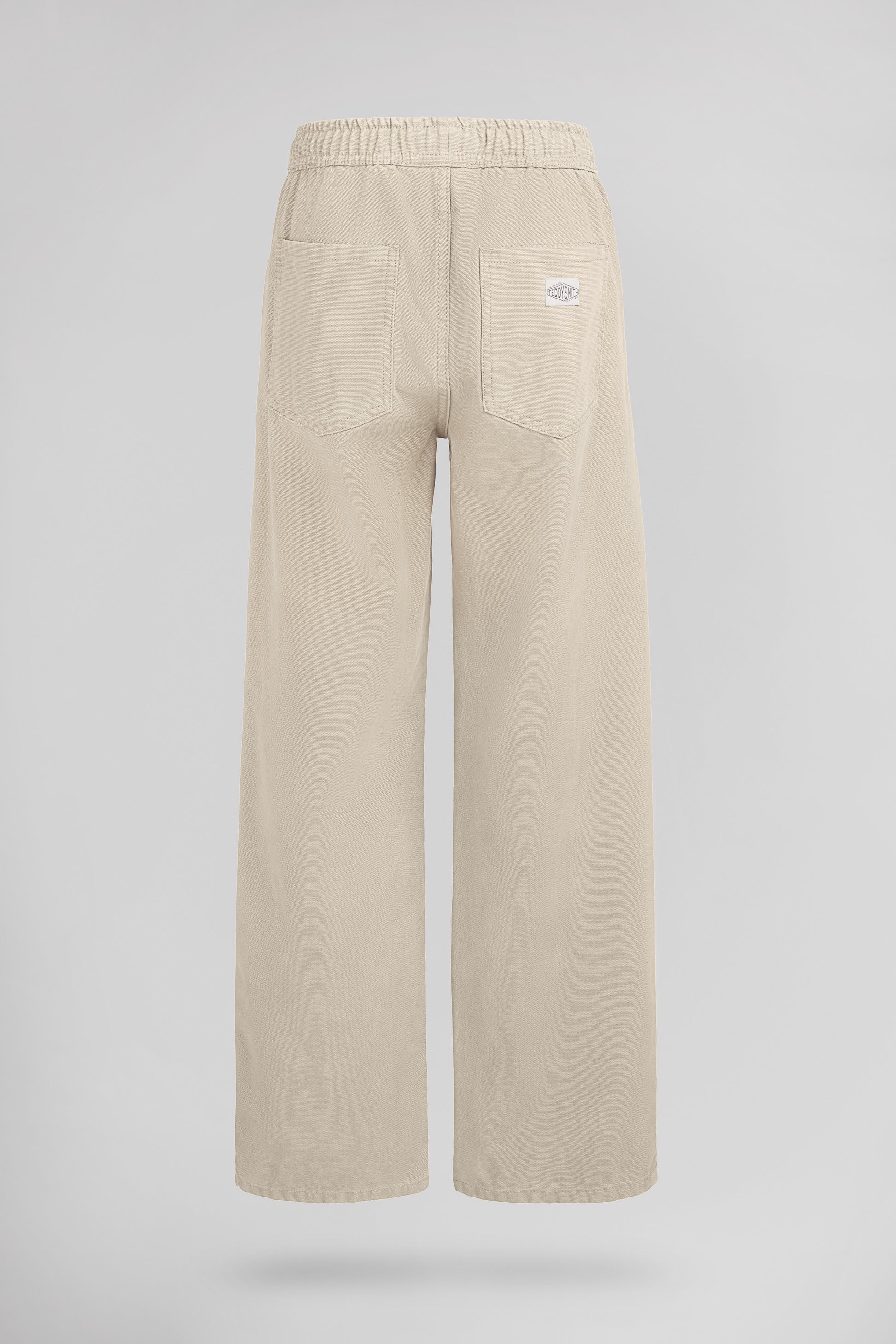 Pantalon large P-DEXTER JR CREAM - Teddy Smith