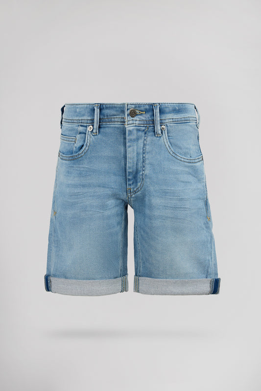 Achat Bermuda denim coupe 5 poches SCOTTY 3 JR BLEACHED