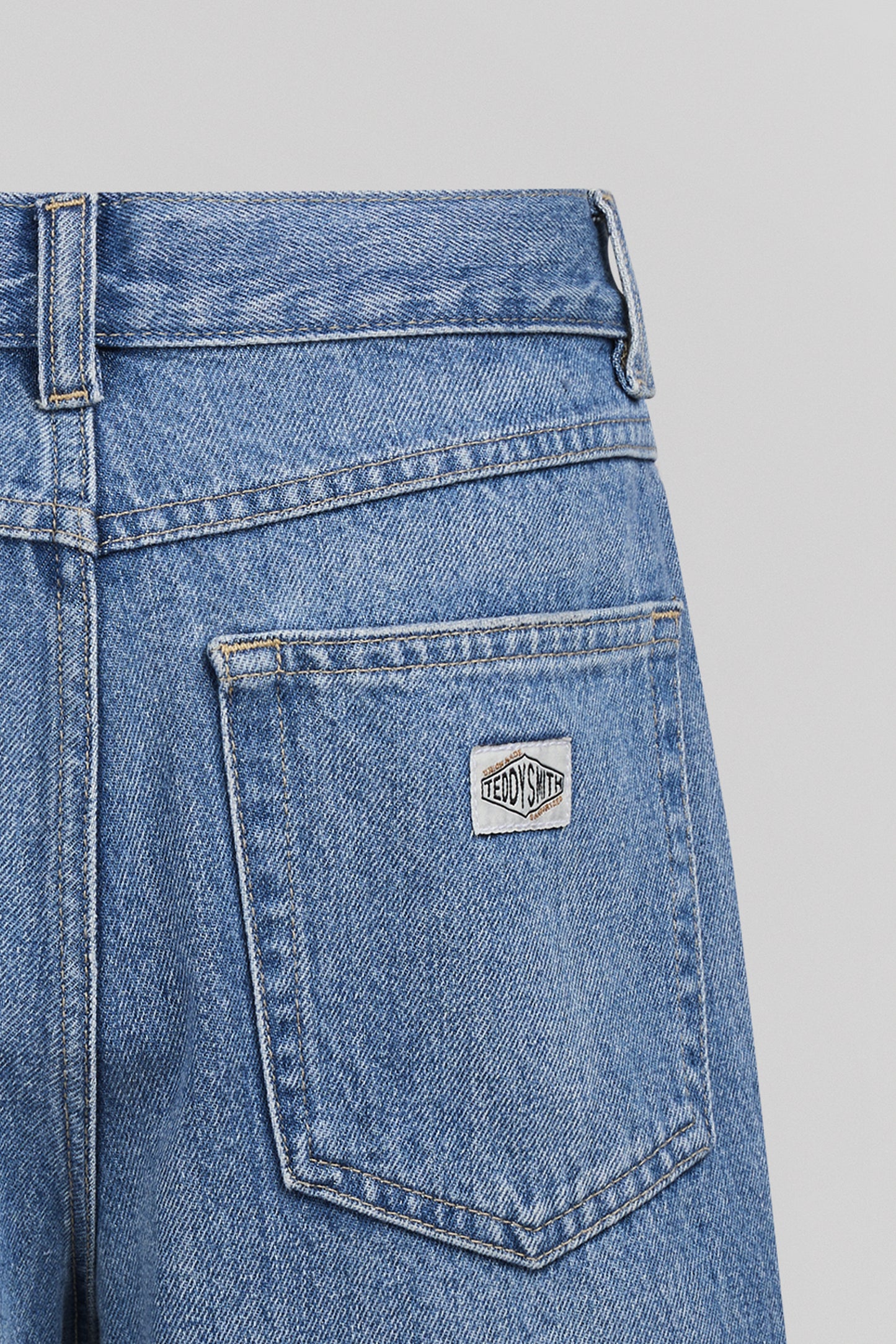 Short denim S-AXEL SH JR US FRIPP/INDIGO CLAIR - Teddy Smith