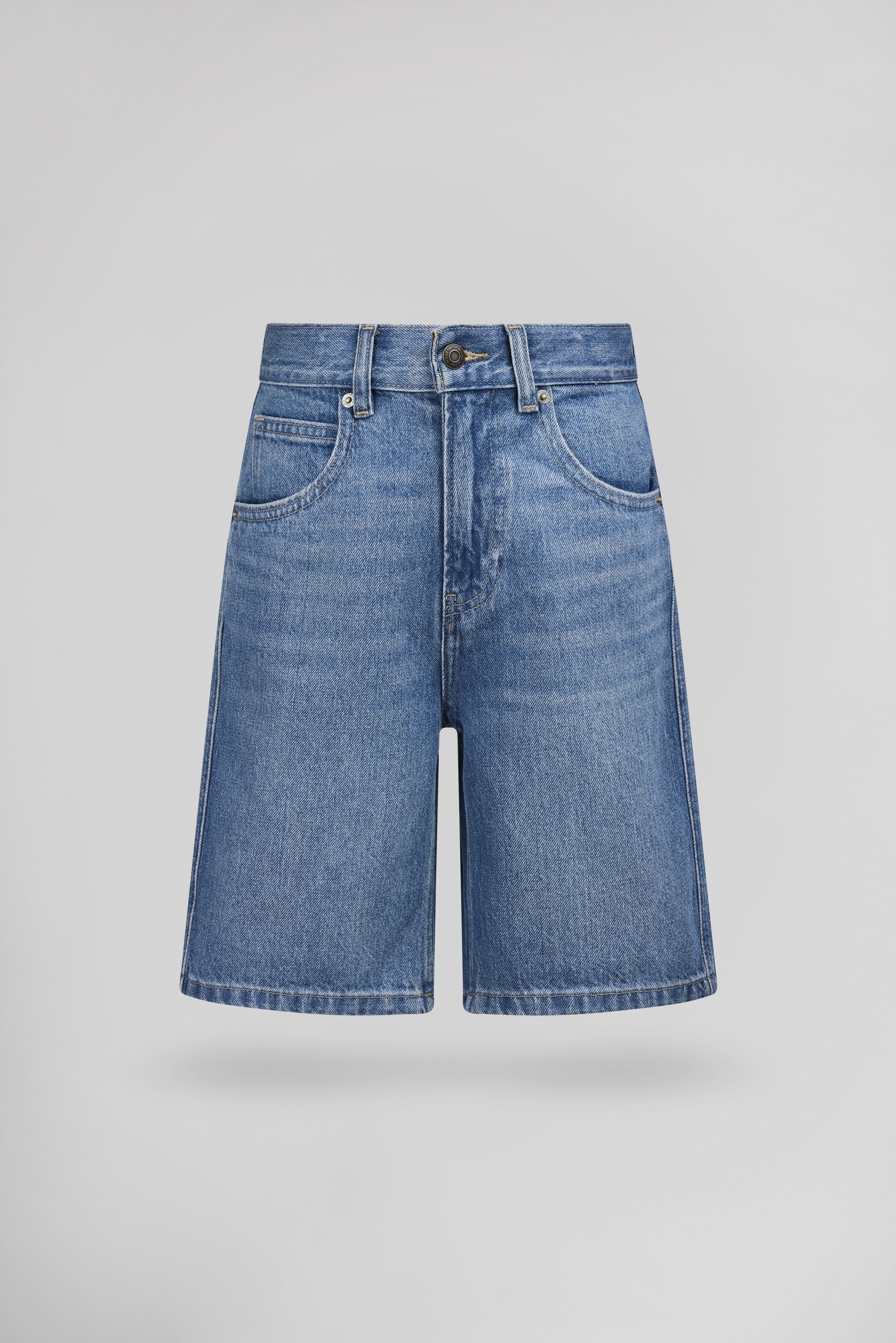 Short denim S-AXEL SH JR US FRIPP/INDIGO CLAIR - Teddy Smith