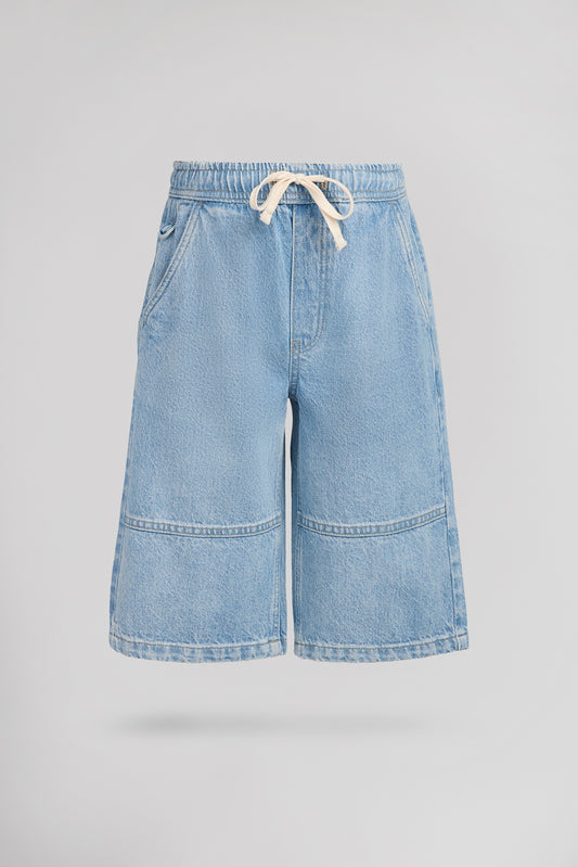 Achat Short S-CAR BAGGY SH FRIPP / INDIGO CLAIR - Teddy Smith