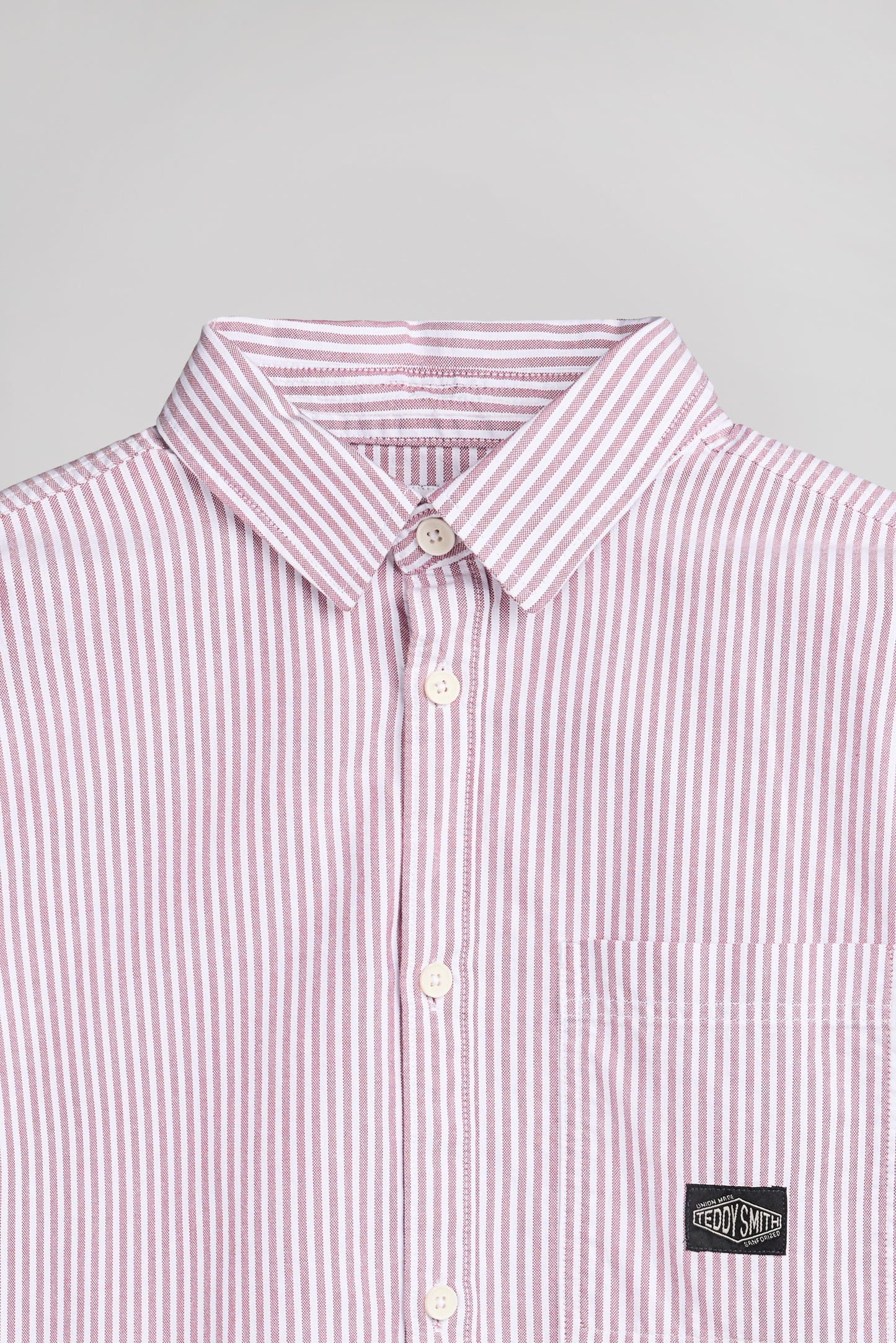 Chemise C-OX MC JR FRAMBOISE FONCE - Teddy Smith