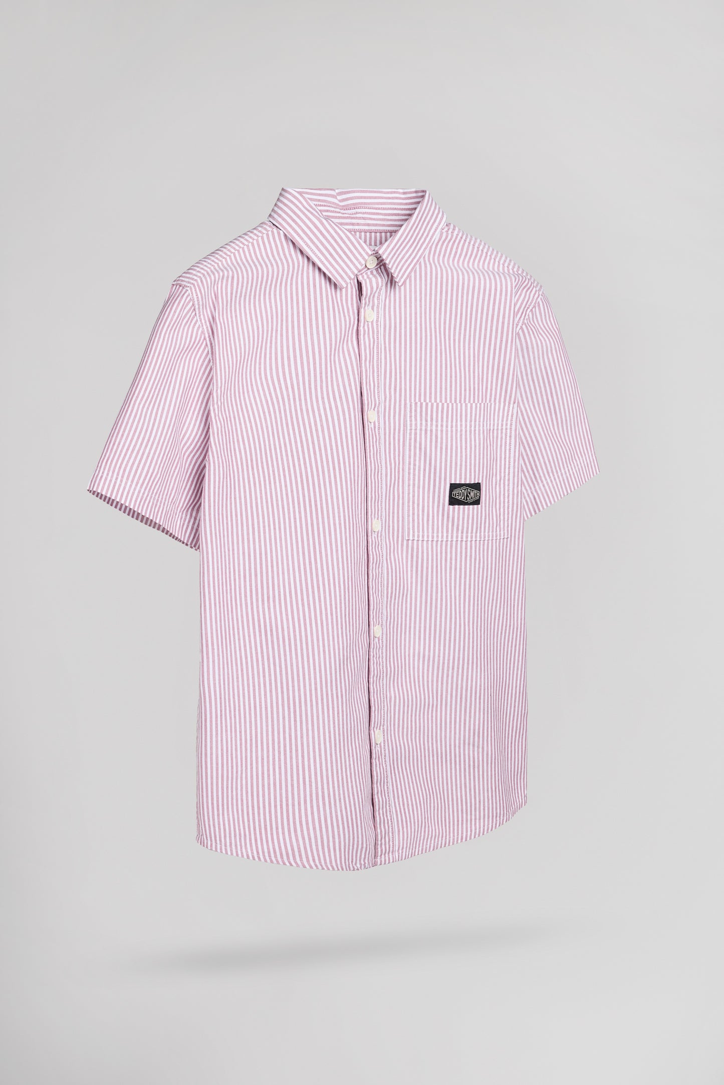 Chemise C-OX MC JR FRAMBOISE FONCE - Teddy Smith