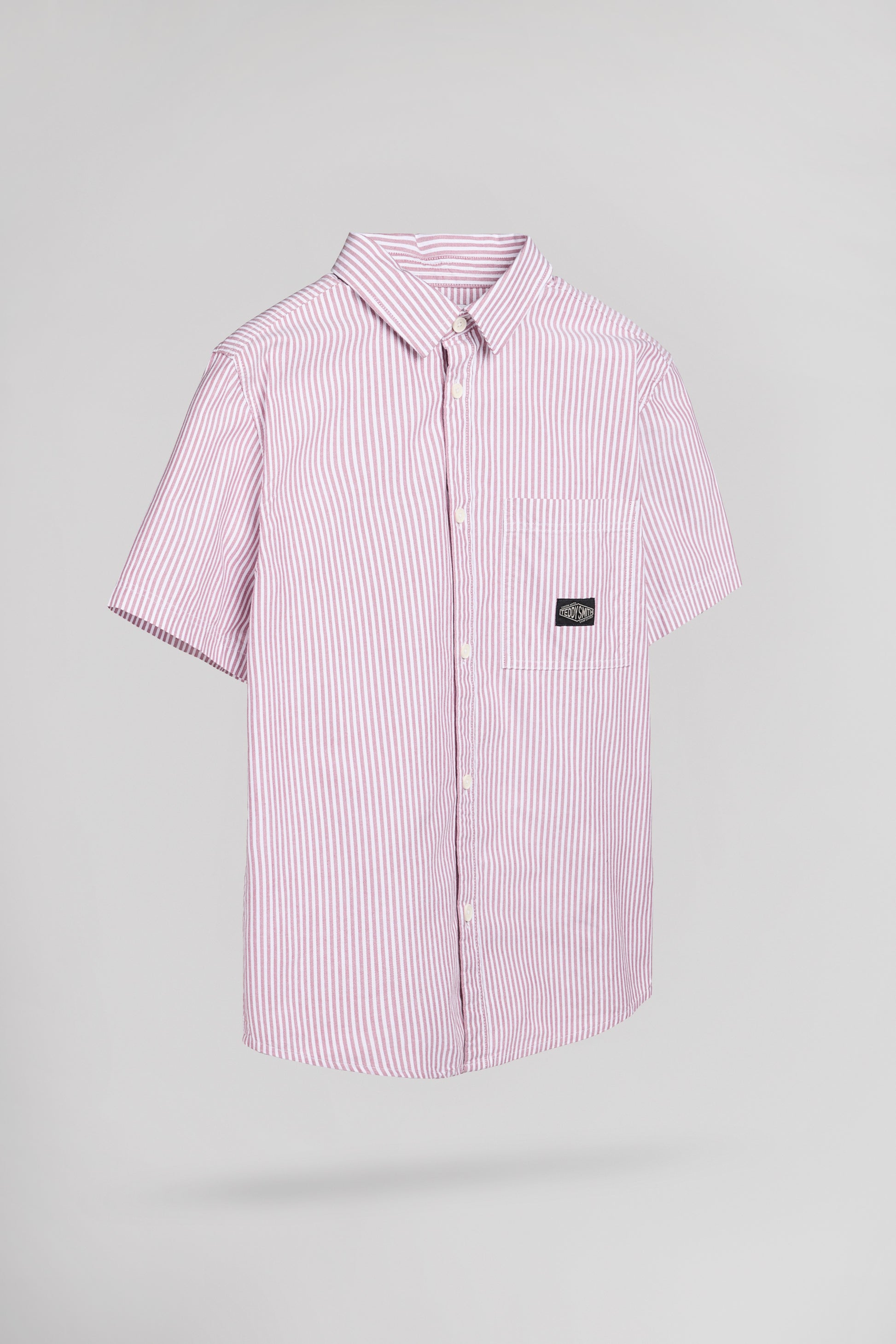 Chemise C-OX MC JR FRAMBOISE FONCE - Teddy Smith
