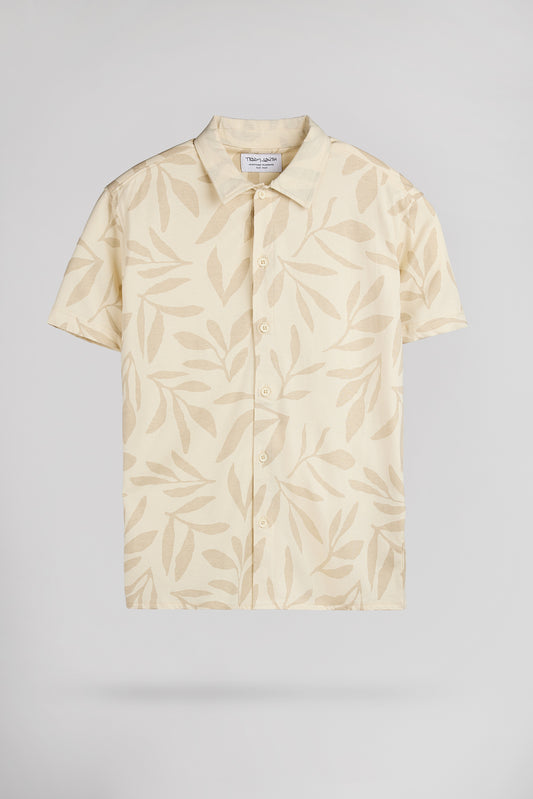 Achat Chemise C-ARESK MC JR CREAM - Teddy Smith