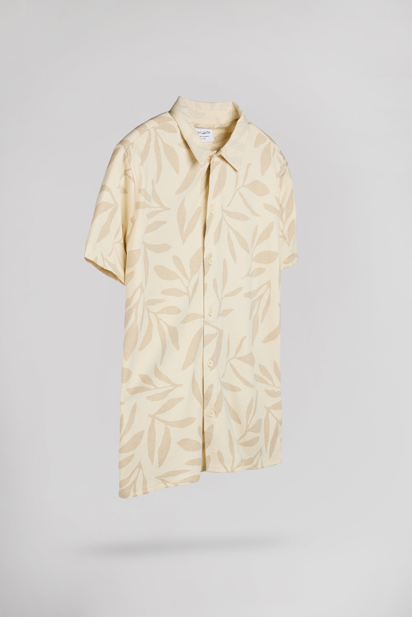 Chemise C-ARESK MC JR CREAM - Teddy Smith