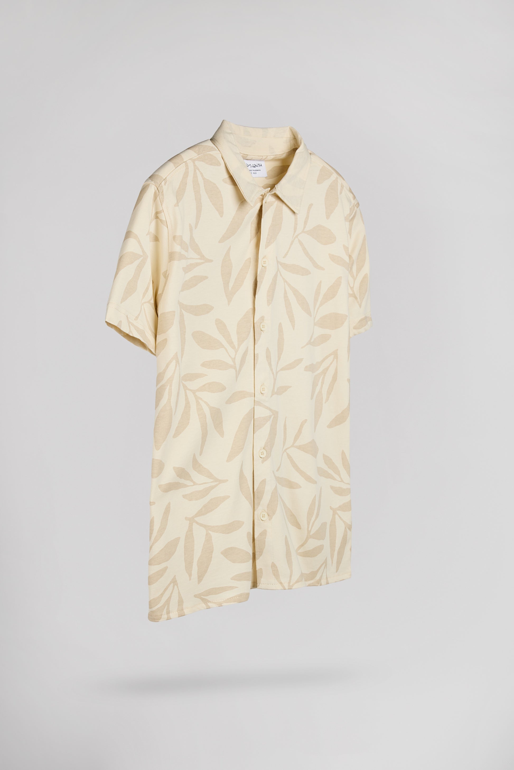 Chemise C-ARESK MC JR CREAM - Teddy Smith