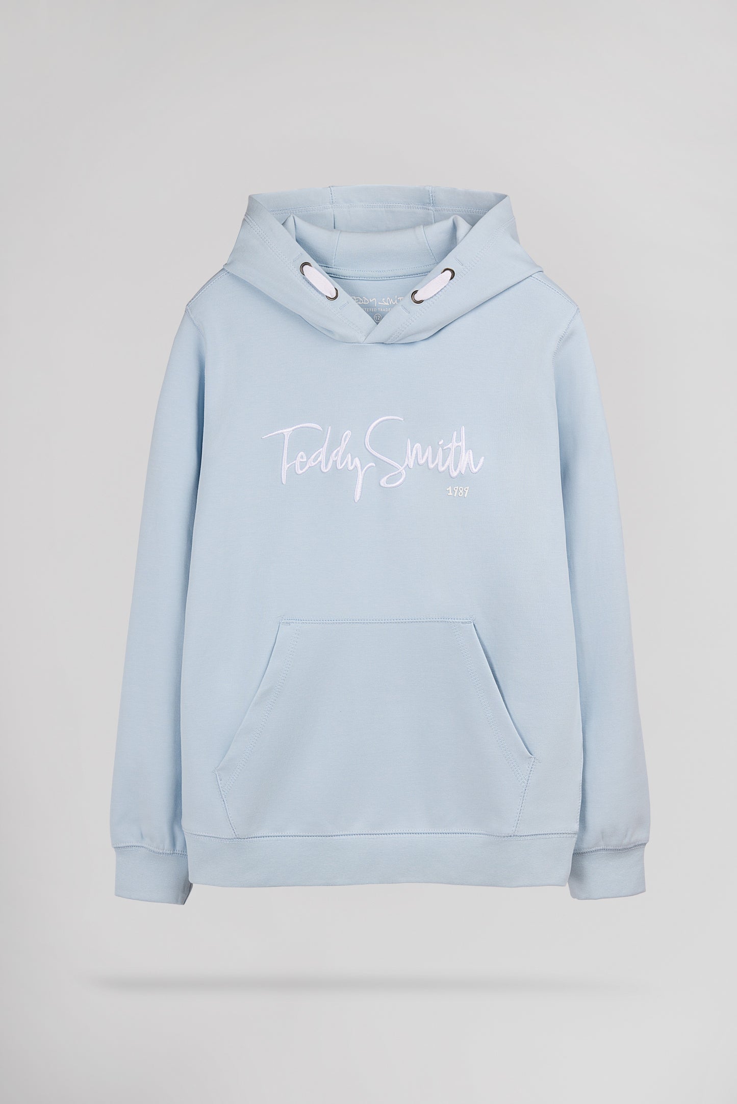 Sweat à capuche S-EVRY HOODY JR PASTEL BLUE - Teddy Smith