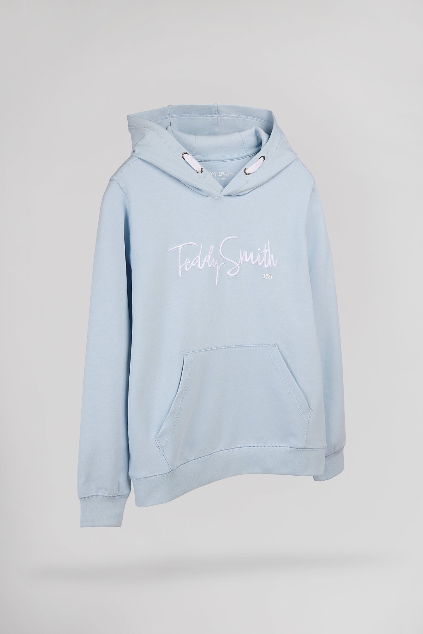 Sweat à capuche S-EVRY HOODY JR PASTEL BLUE - Teddy Smith