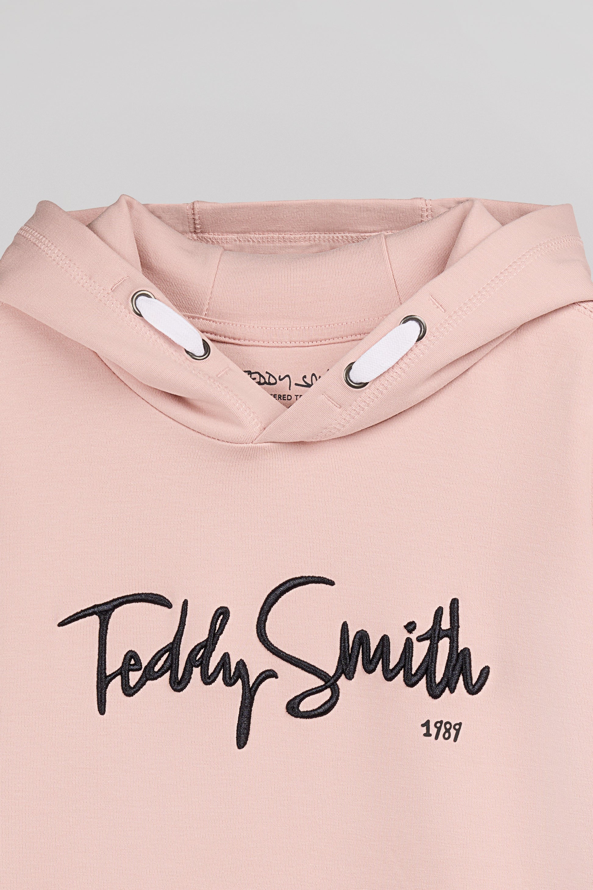 Sweat à capuche S-EVRY HOODY JR ROSE PASTEL - Teddy Smith