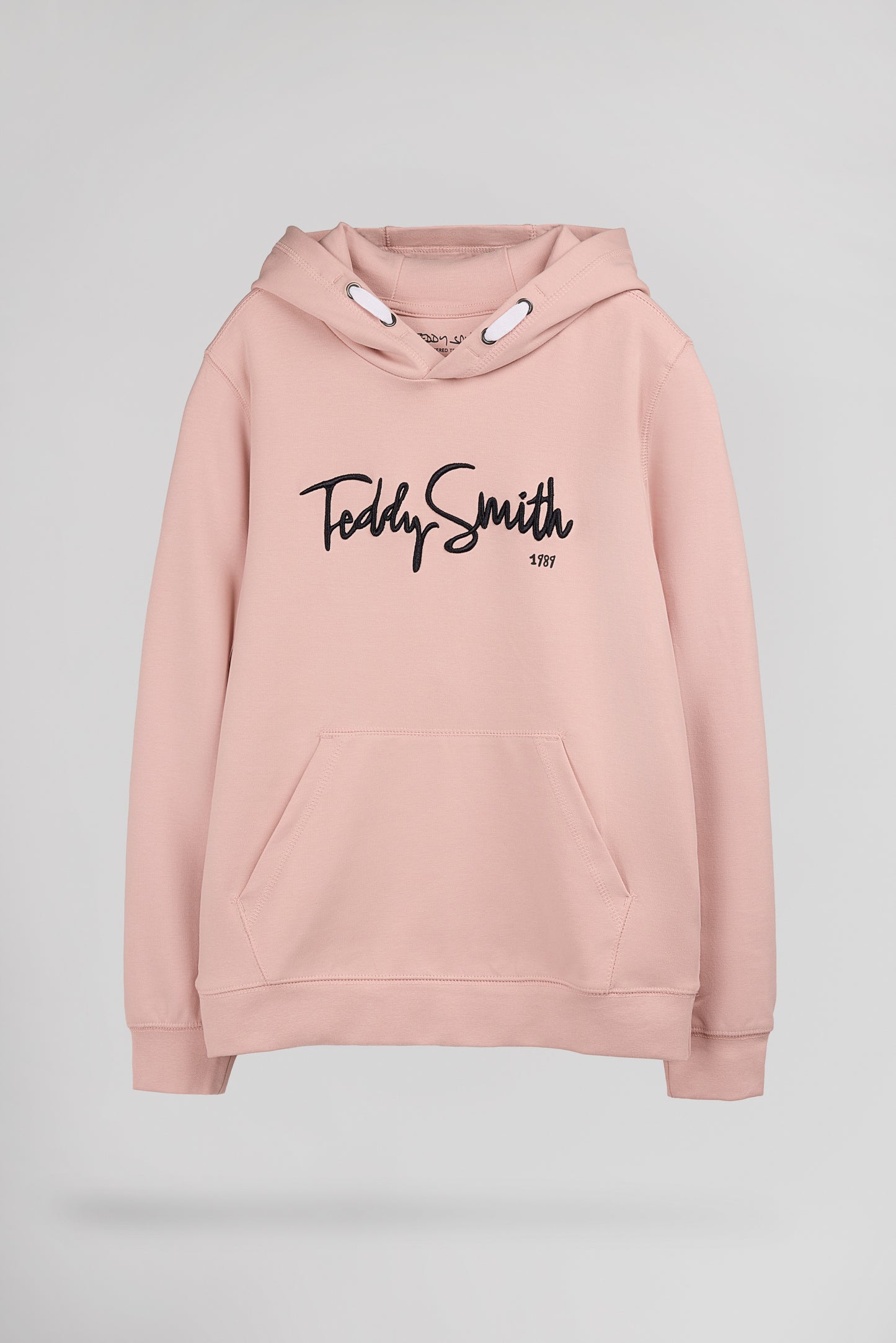 Sweat à capuche S-EVRY HOODY JR ROSE PASTEL - Teddy Smith