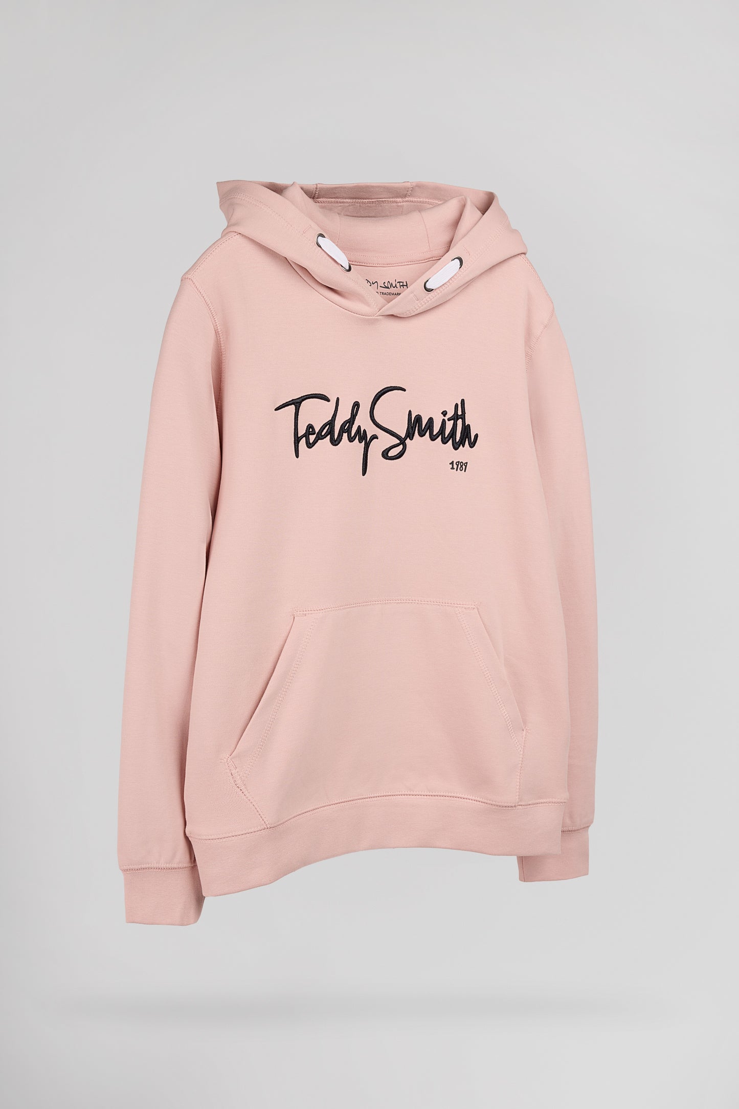 Sweat à capuche S-EVRY HOODY JR ROSE PASTEL - Teddy Smith