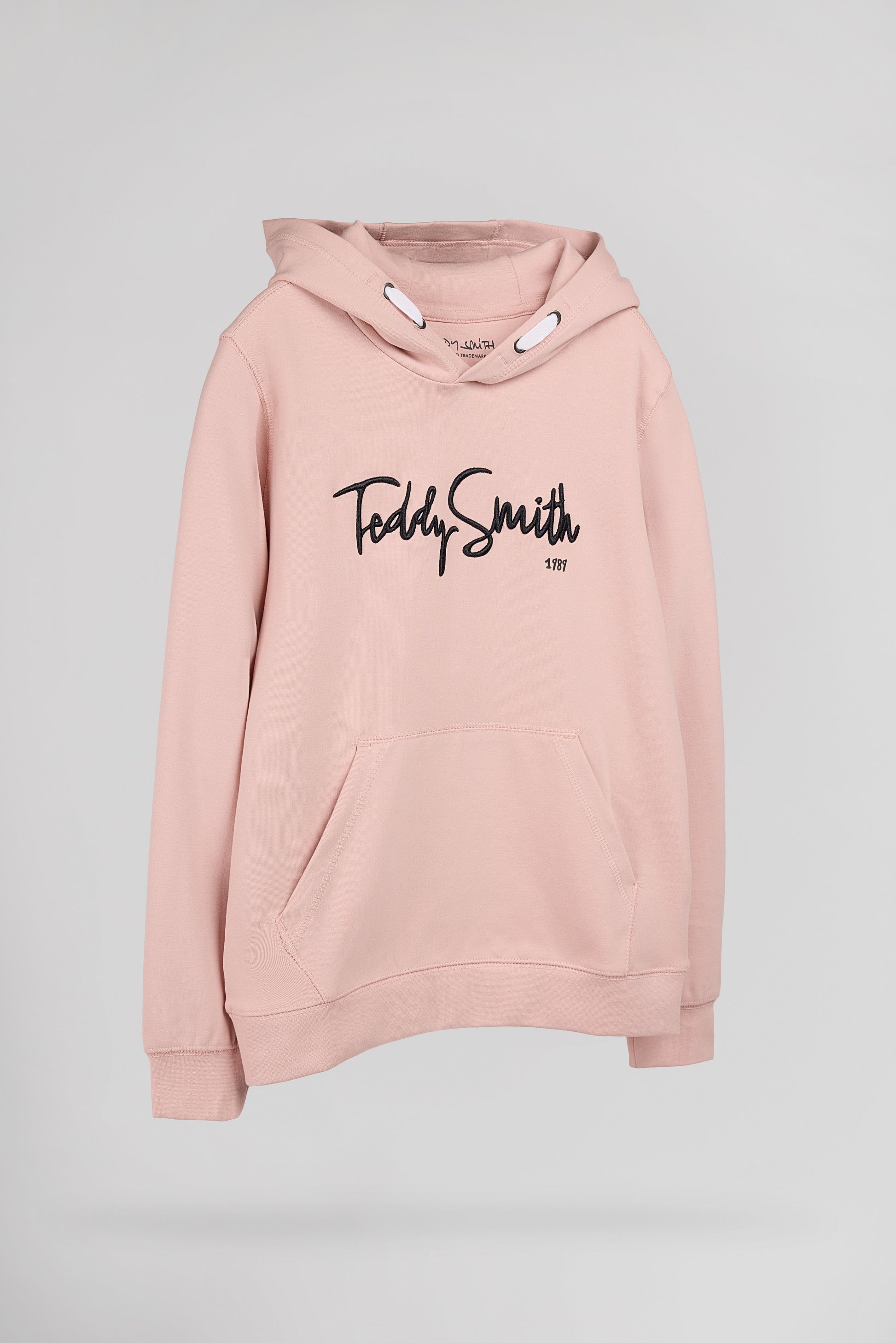 Sweat à capuche S-EVRY HOODY JR ROSE PASTEL - Teddy Smith