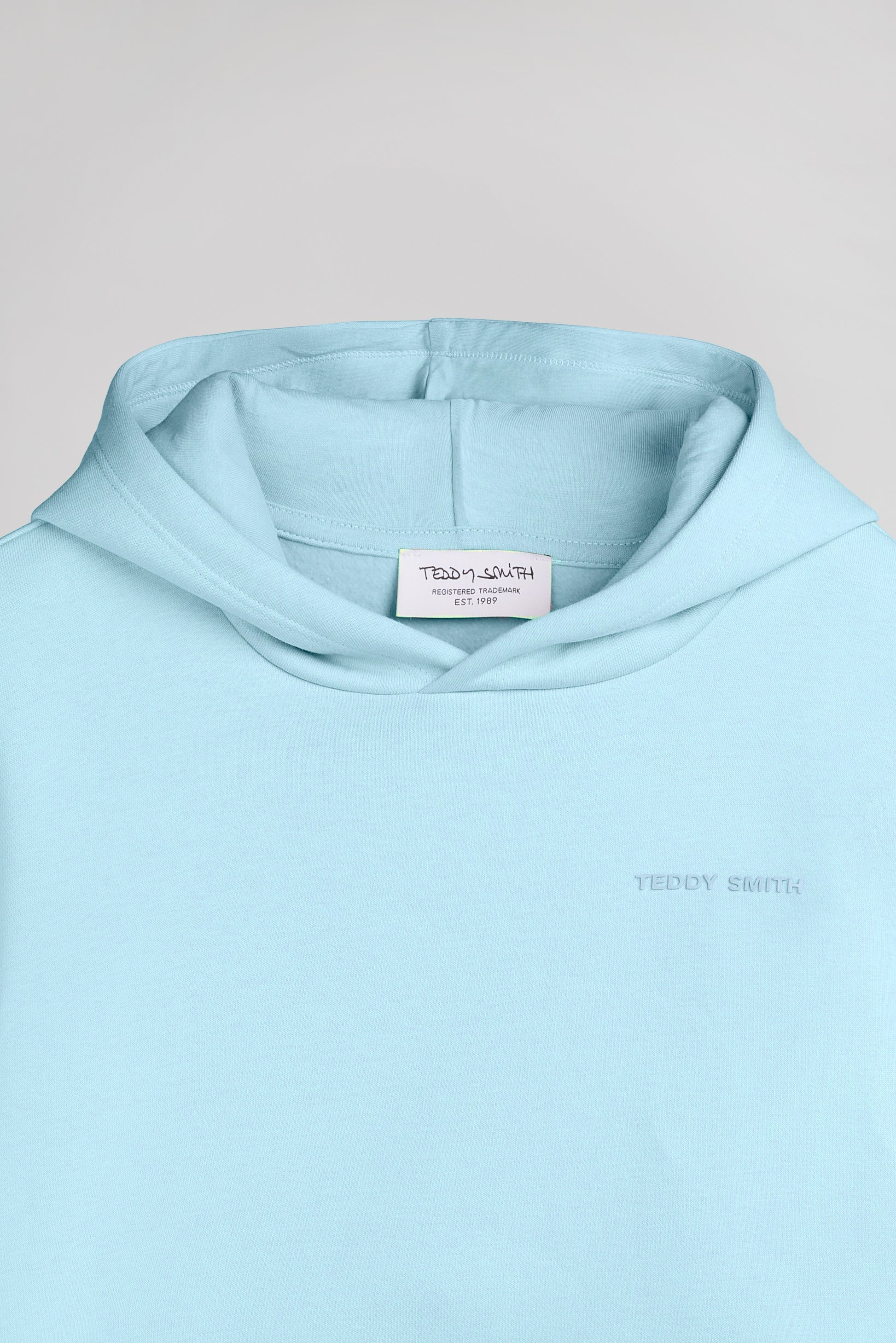 Sweat S-NARK HOODY JR BLEU LAGON - Teddy Smith