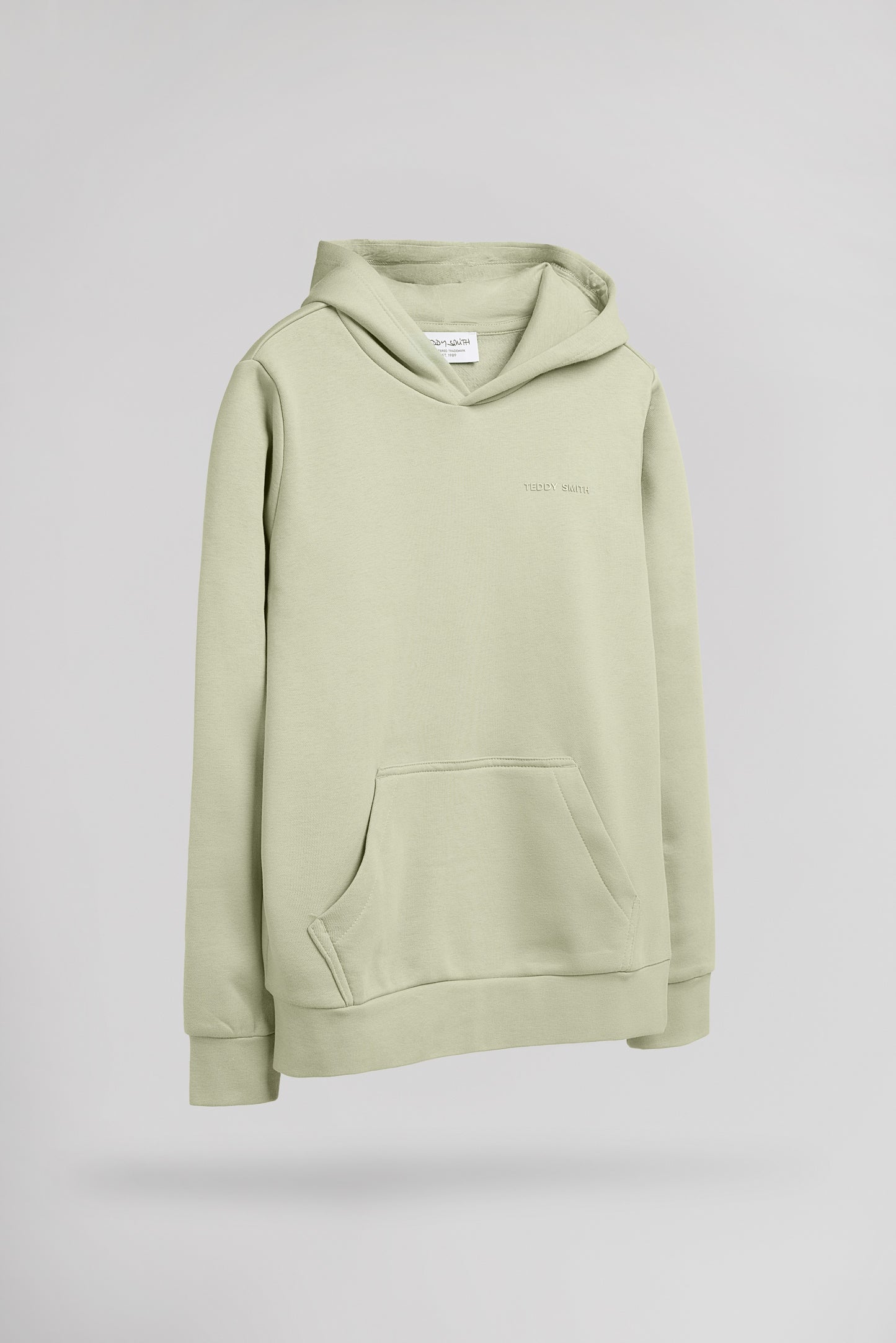 Sweat à capuche S-NARK HOODY JR VERT SAUGE - Teddy Smith