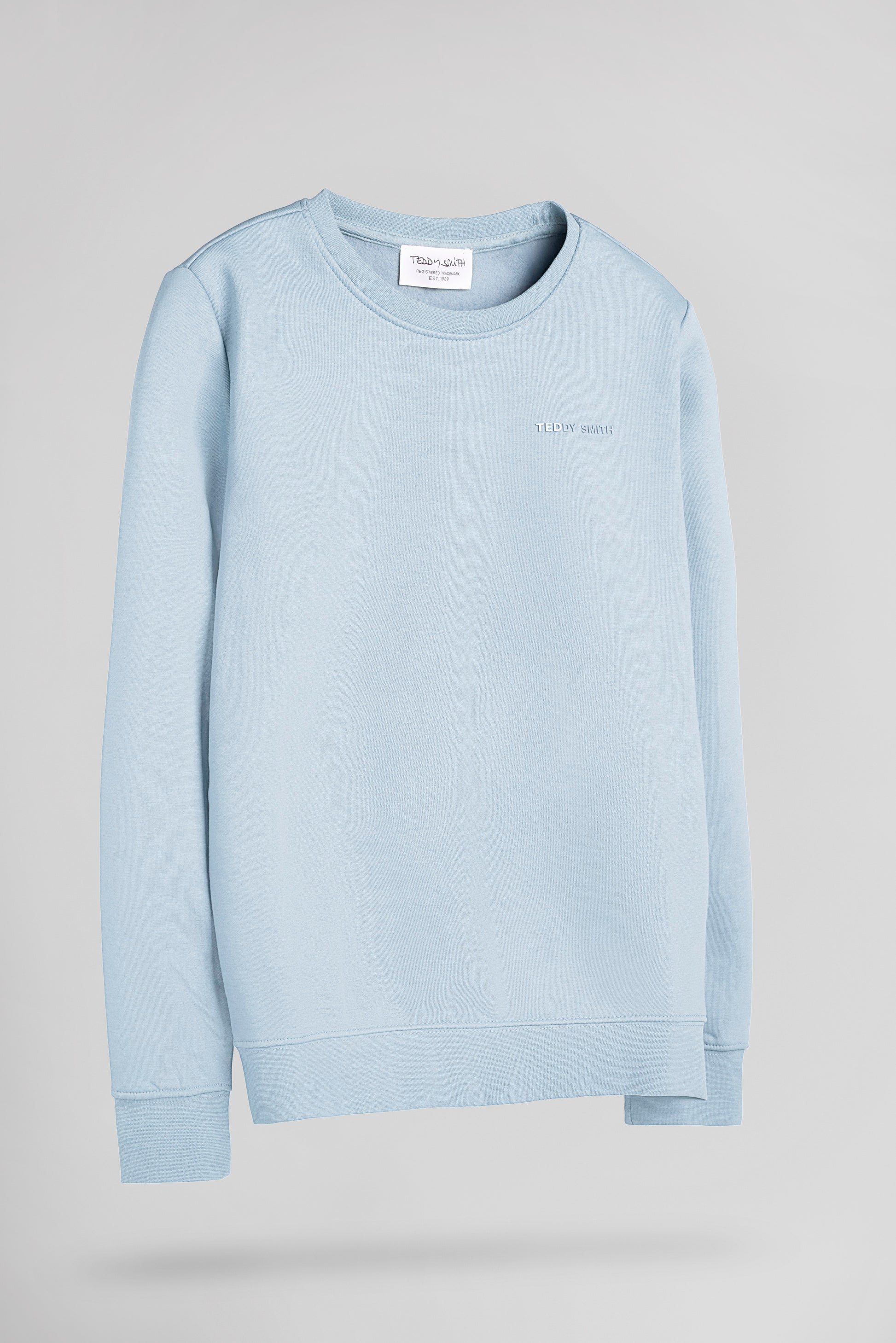 Sweat col rond S-NARK RC JR PASTEL BLUE - Teddy Smith