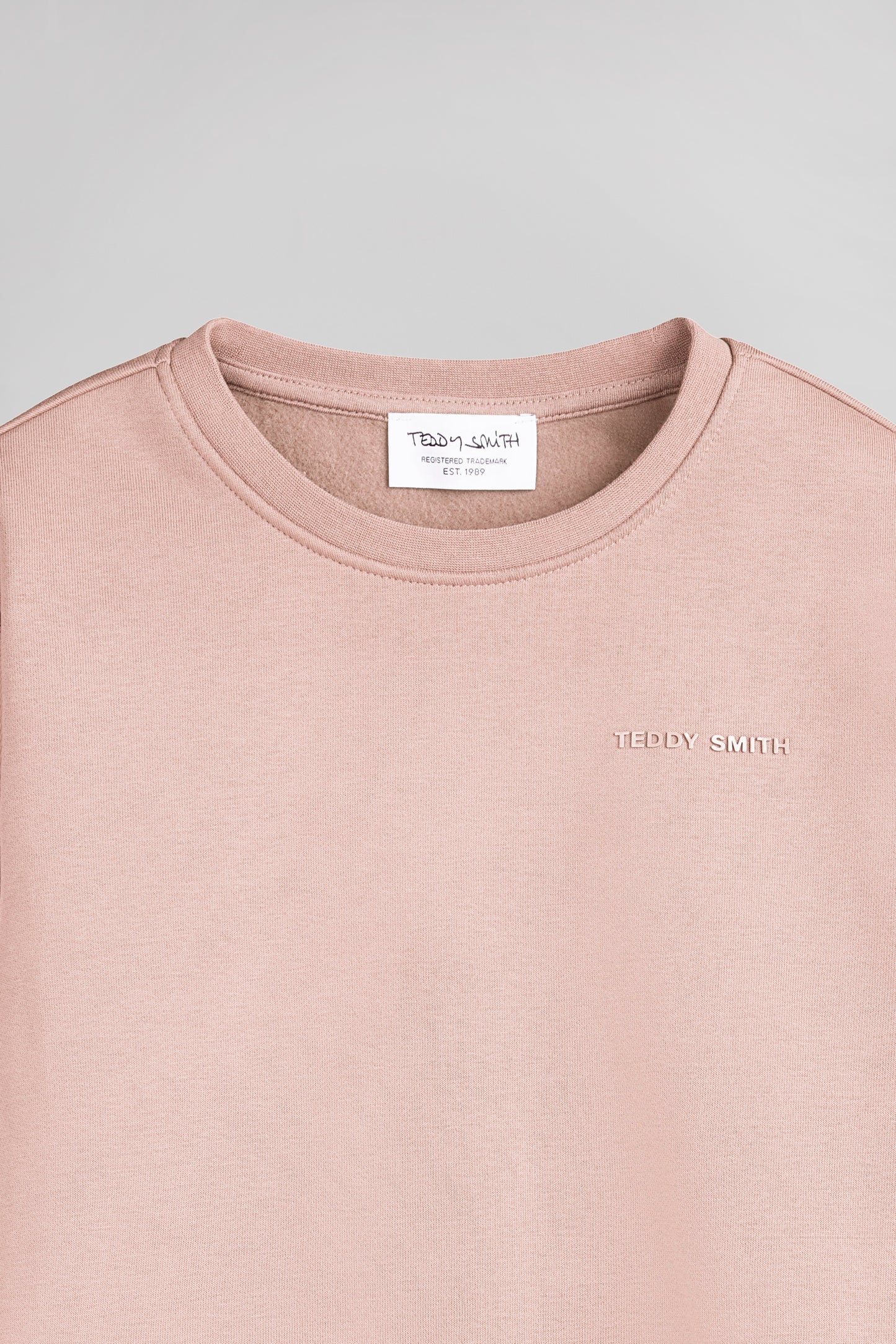 Sweat col rond S-NARK RC JR ROSE PASTEL - Teddy Smith