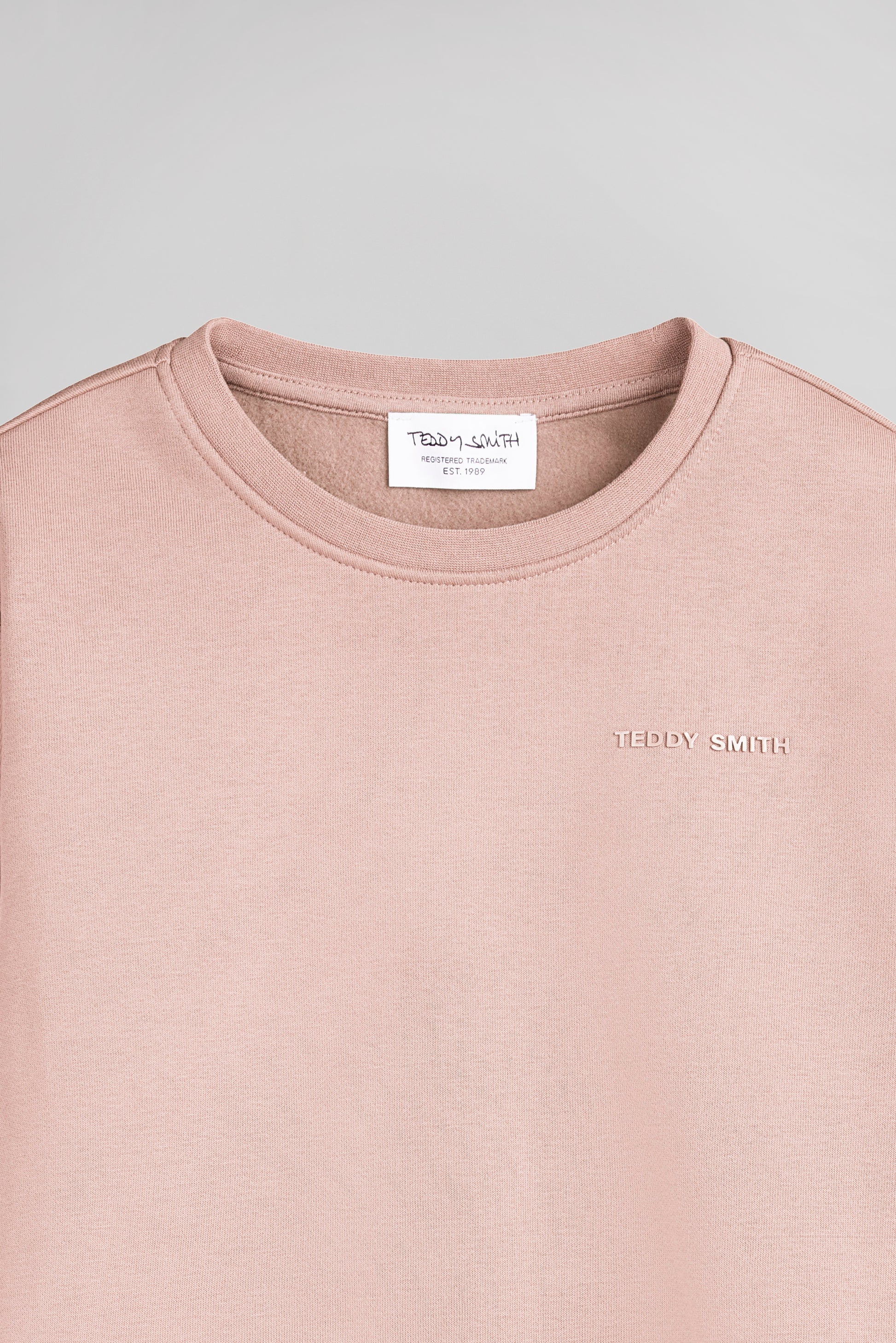 Sweat col rond S-NARK RC JR ROSE PASTEL - Teddy Smith