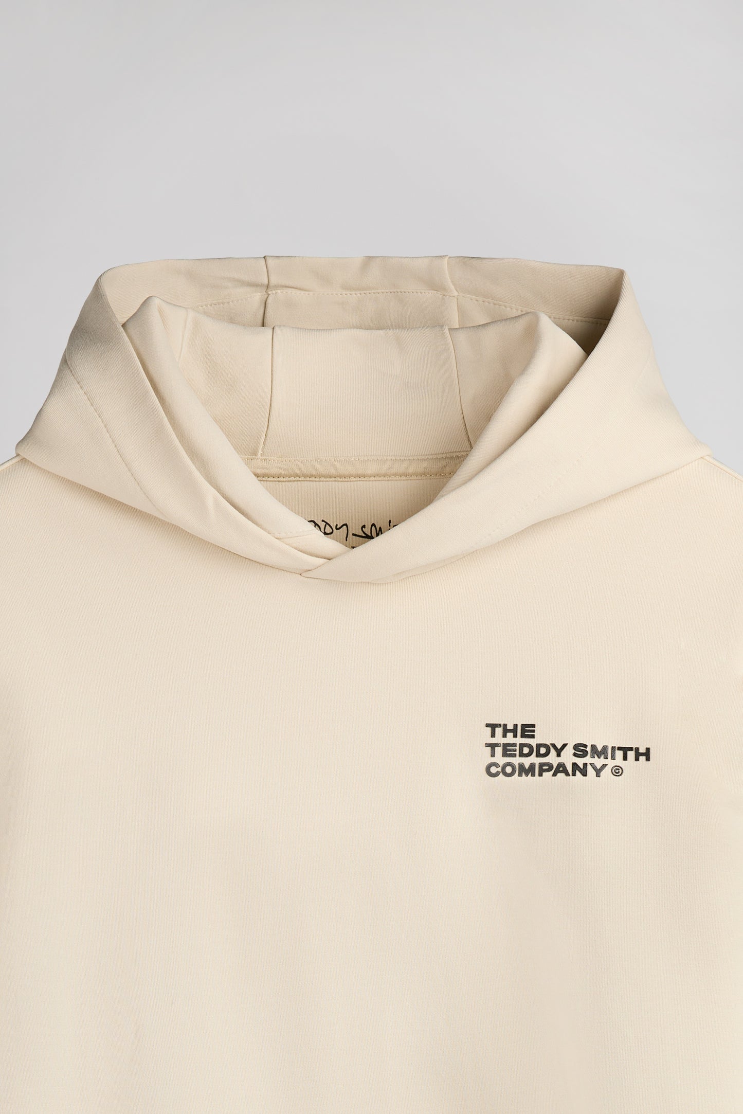 Sweat S-COMPANY HOODY CREAM - Teddy Smith
