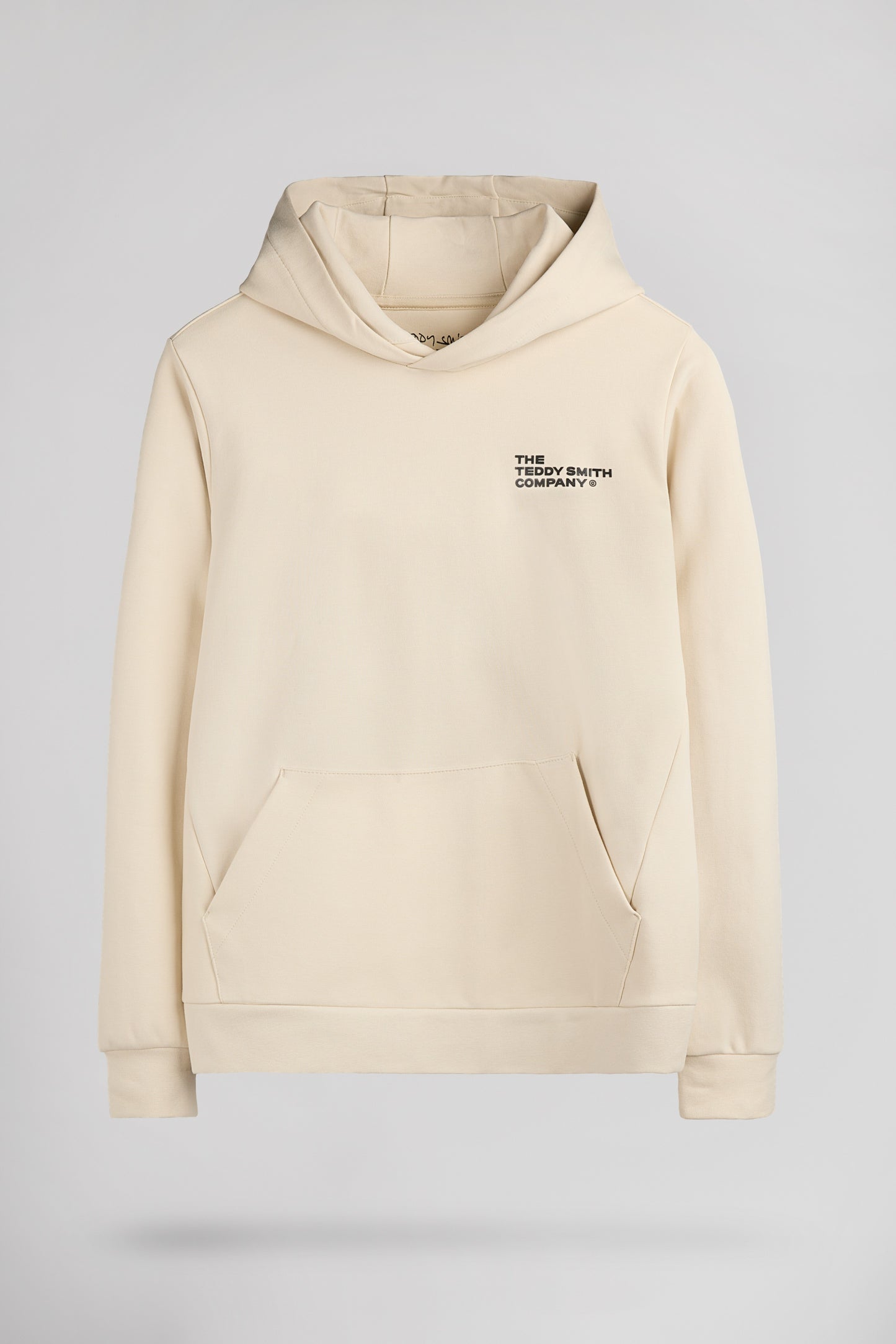 Sweat S-COMPANY HOODY CREAM - Teddy Smith