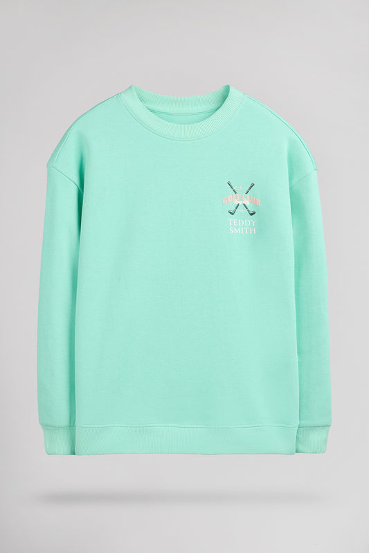 Achat Sweat S-DAMIEN RC JR VERT MENTHE - Teddy Smith