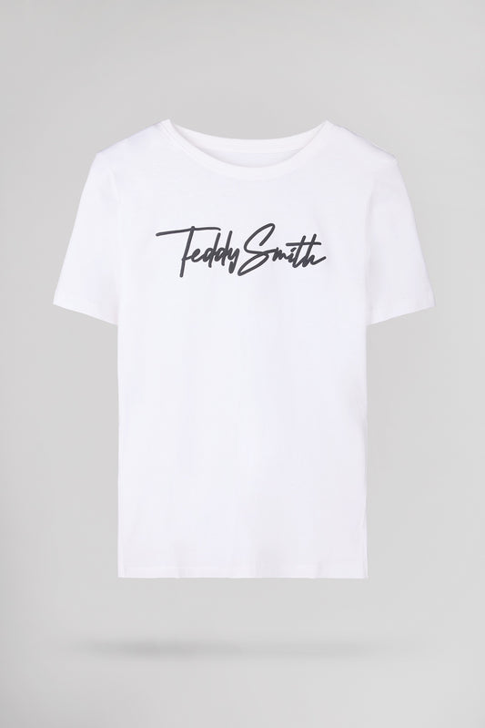 Achat T-shirt col rond T-EVAN MC JR BLANC