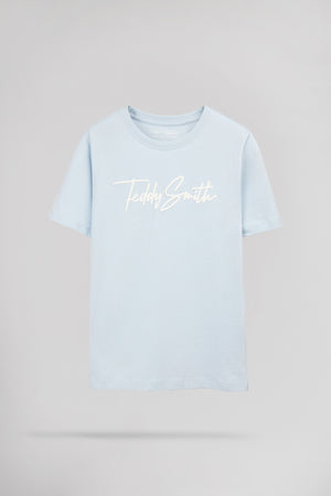 T-shirt T-EVAN MC JR PASTEL BLUE