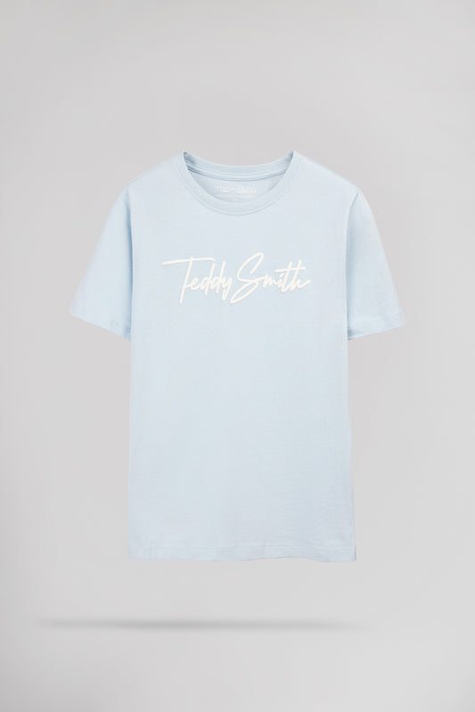 Achat T-shirt T-EVAN MC JR PASTEL BLUE